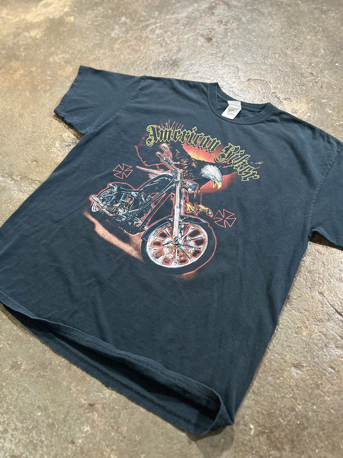 Vintage VINTAGE AMERICAN BIKER SHIRT XL BLK Y2K WEST COAST CHOPPERS Size US XL / EU 56 / 4 - 3 Thumbnail