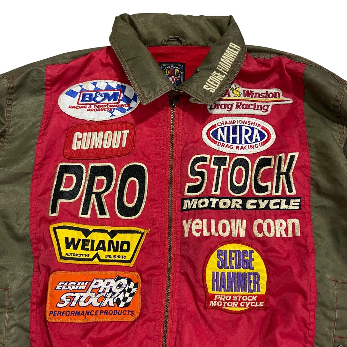 YELLOW CORN 90s Yellow Corn Embroidered Patch Jacket Size US L / EU 52-54 / 3 - 2 Thumbnail