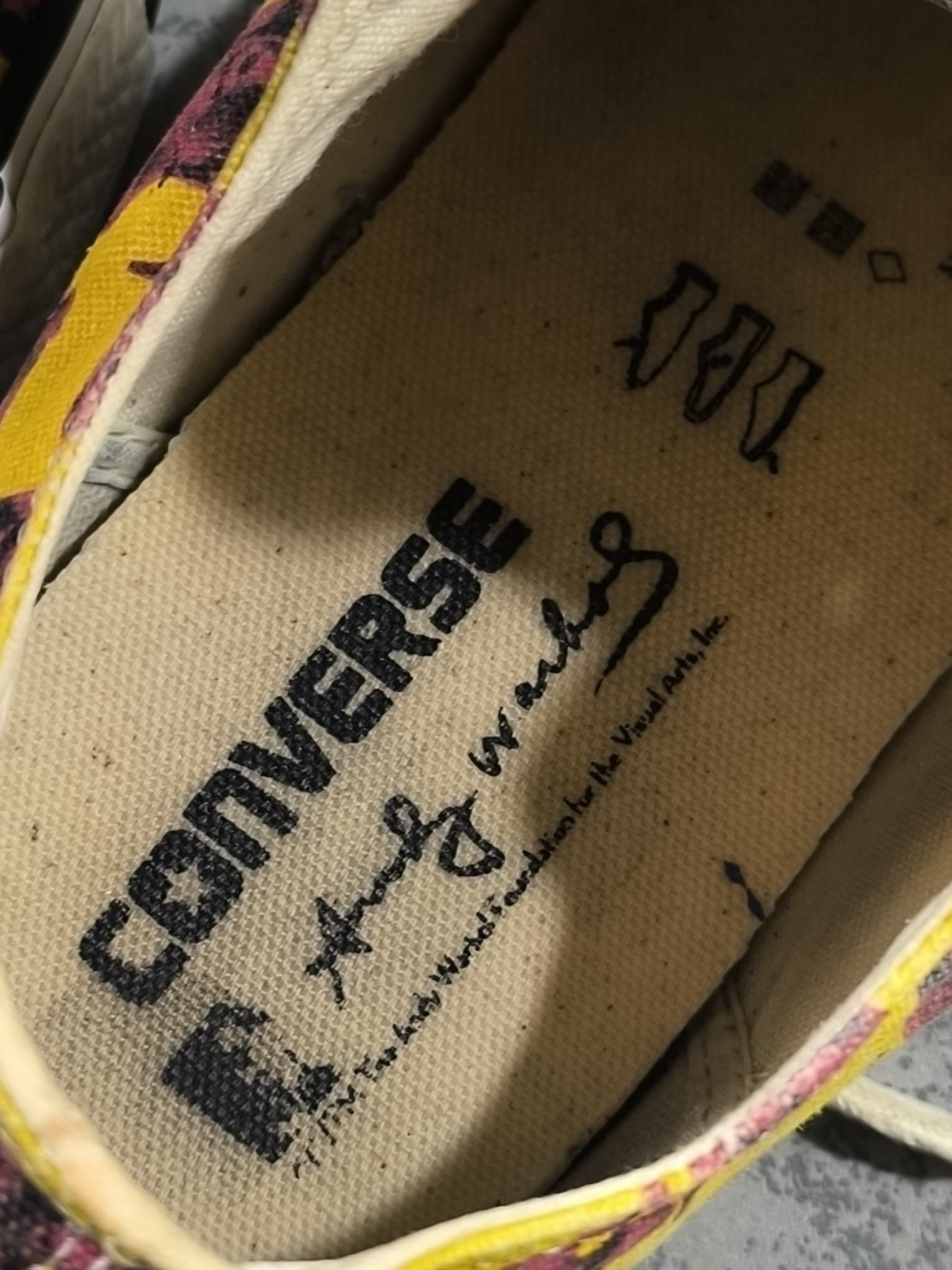 Andy Warhol rare andy warhol converse pop art sneakers Size US 11 / EU 44 - 8 Thumbnail