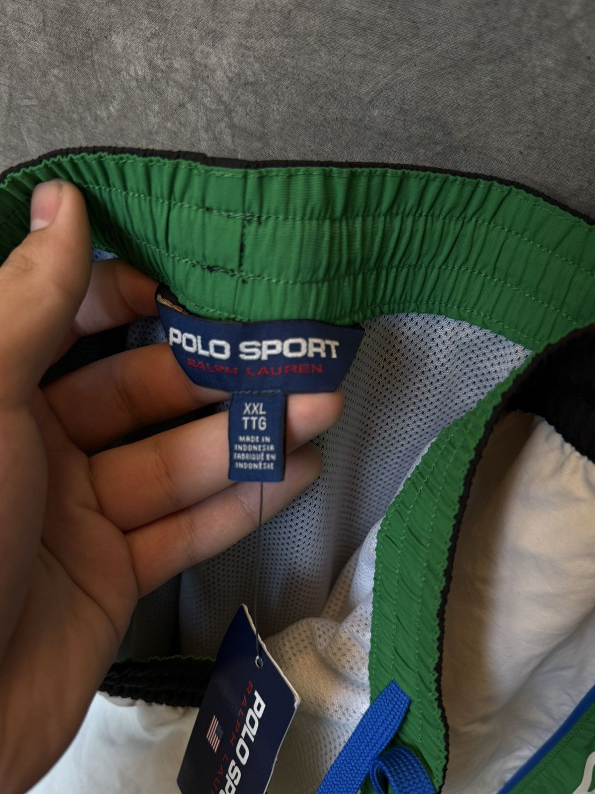 Polo Ralph Lauren × Vintage Vintage Polo Sport track nylon pants y2k style Size US 38 / EU 54 - 6 Thumbnail