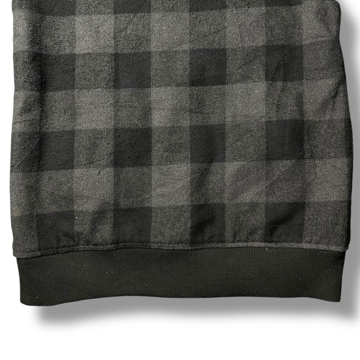 Hysteric Glamour PENTYS ROCK PATCHWORK CHECKERED WOOL + LEATHER BOMBER JACKET Size US M / EU 48-50 / 2 - 8 Thumbnail
