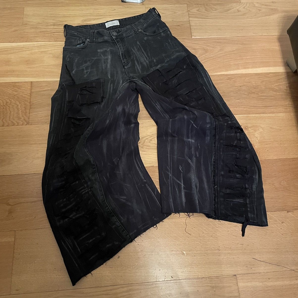 Handmade × Japanese Brand rare wax handmade Pants Size US 31 - 1 Thumbnail