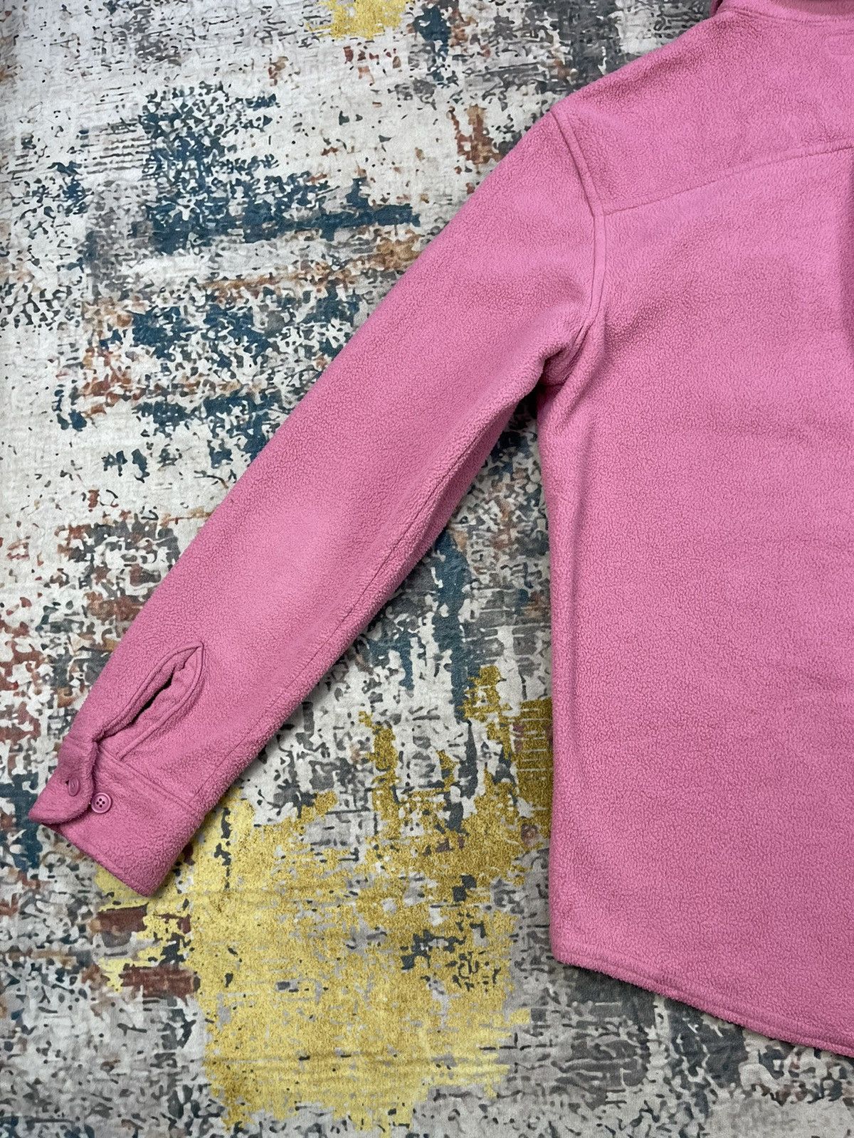 L.L. Bean LL Bean Long Sleeve Button Up Pink Fleece Over Shirt Size US S / EU 44-46 / 1 - 5 Thumbnail