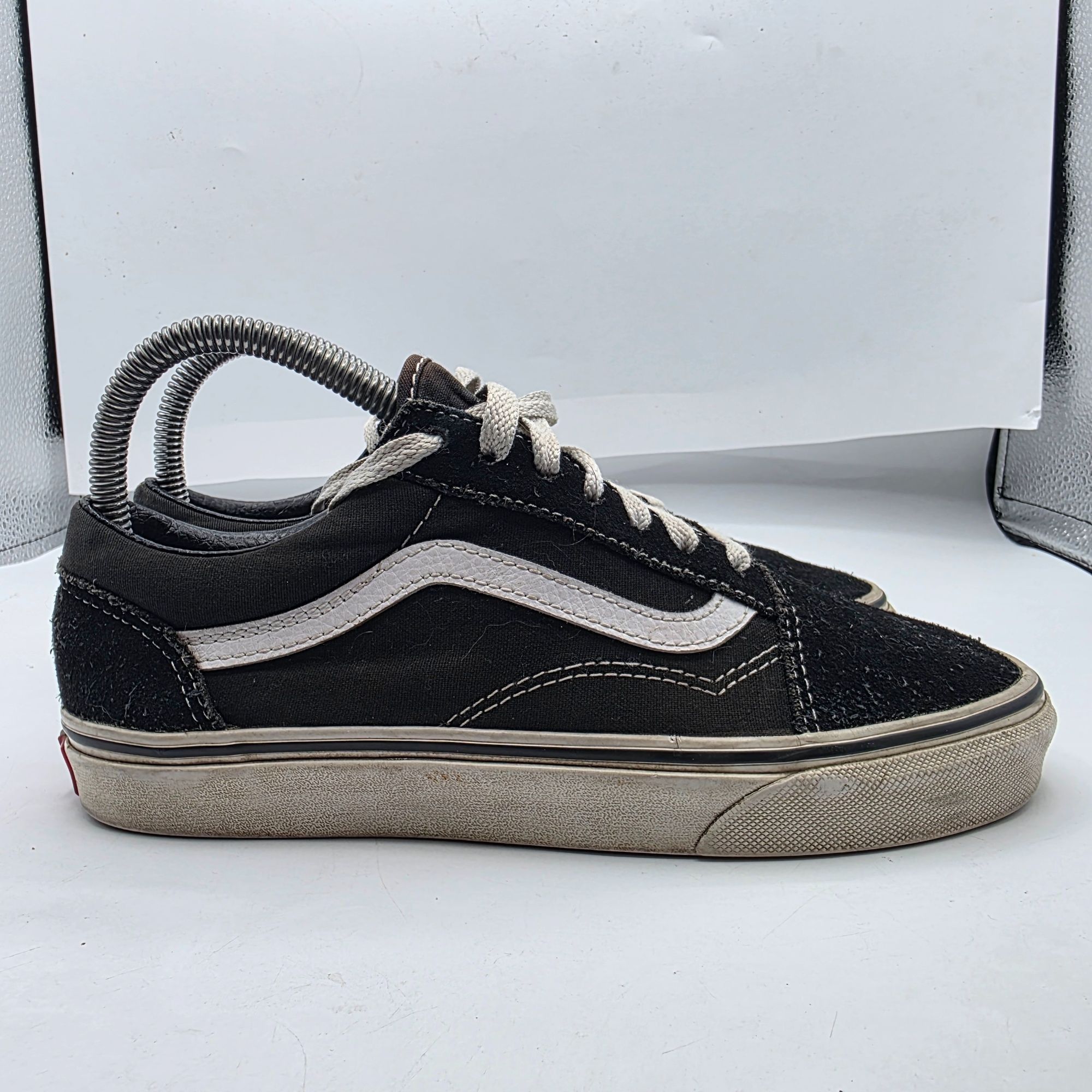 Vans Vans Old Skool Black White Mens Size 5 Lace Up Skateboarding Size US 5 / EU 37 - 12 Thumbnail