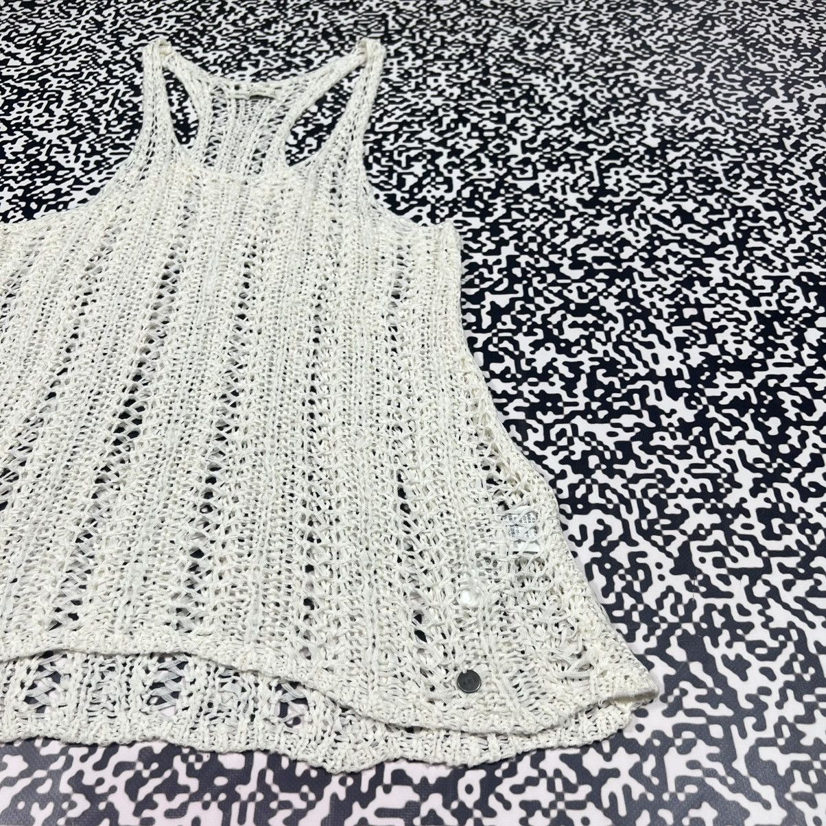 Abercrombie & Fitch Vintage Y2K Abercrombie Fitch Mesh Sexy Japanese Tank Top Size S / US 4 / IT 40 - 8 Thumbnail