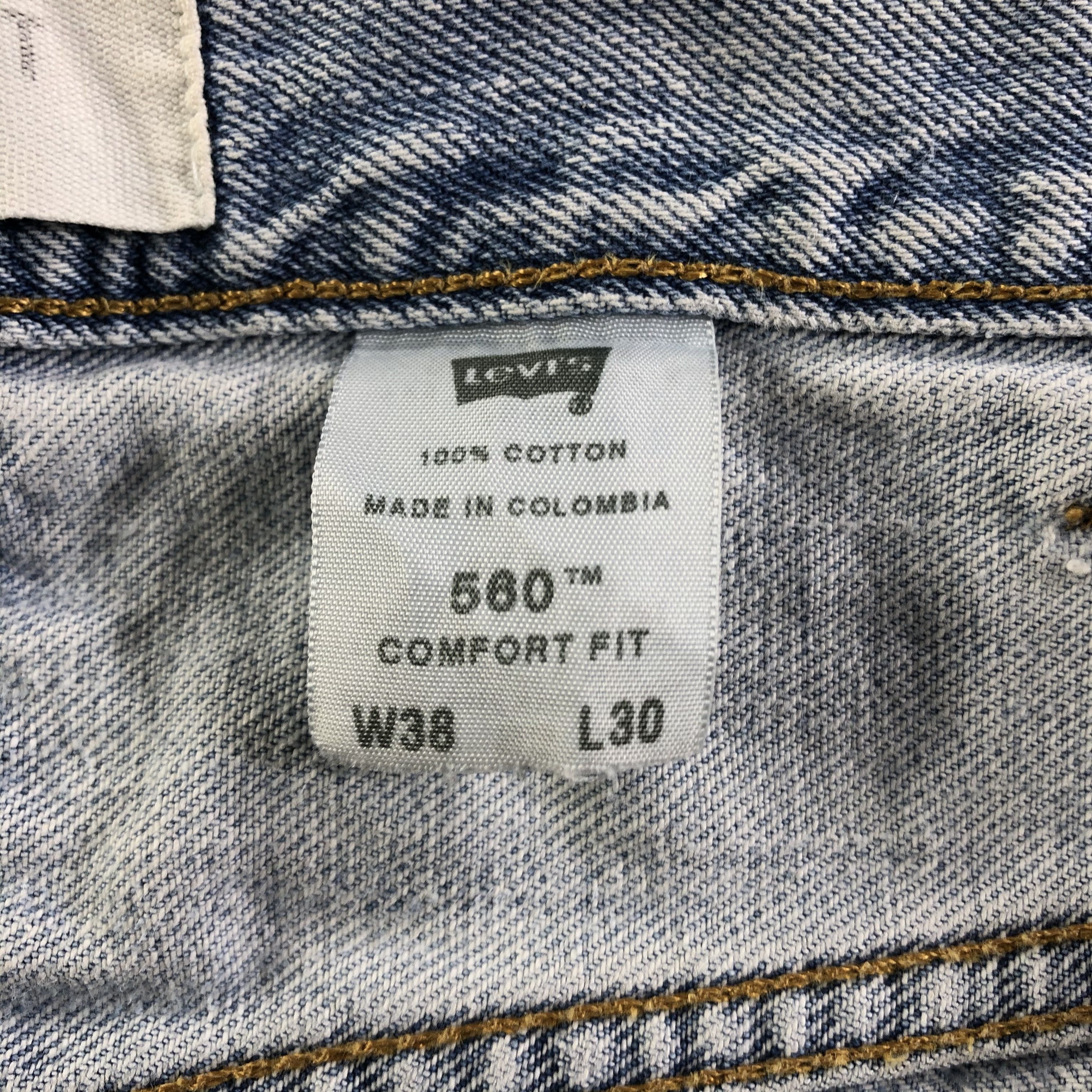 Levi's Vintage Light Wash Levis 560 Jeans-J3495 Size US 38 / EU 54 - 10 Thumbnail