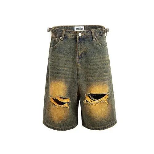 VIBE Ripped Baggy Jorts Size US 33 - 6 Thumbnail