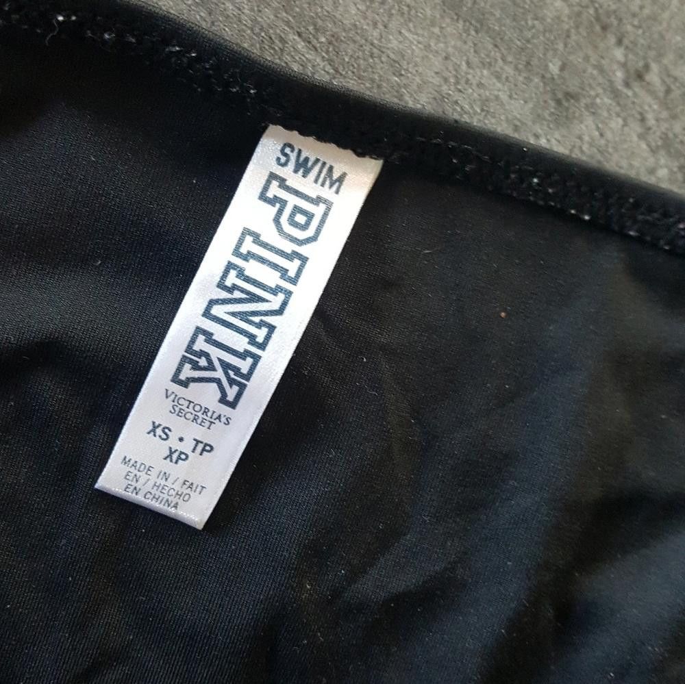 Designer Black Sequin Detailed VS Bikini Bottoms Size ONE SIZE - 3 Thumbnail