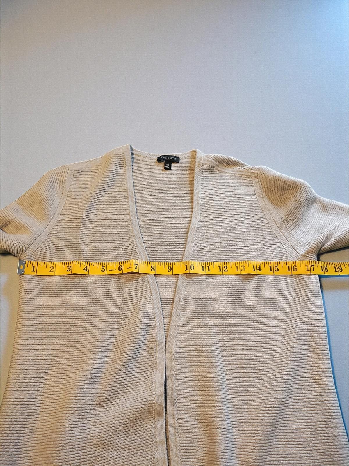 Other Talbots Gray Sweater Jacket Size XS Size XS / US 0-2 / IT 36-38 - 5 Thumbnail