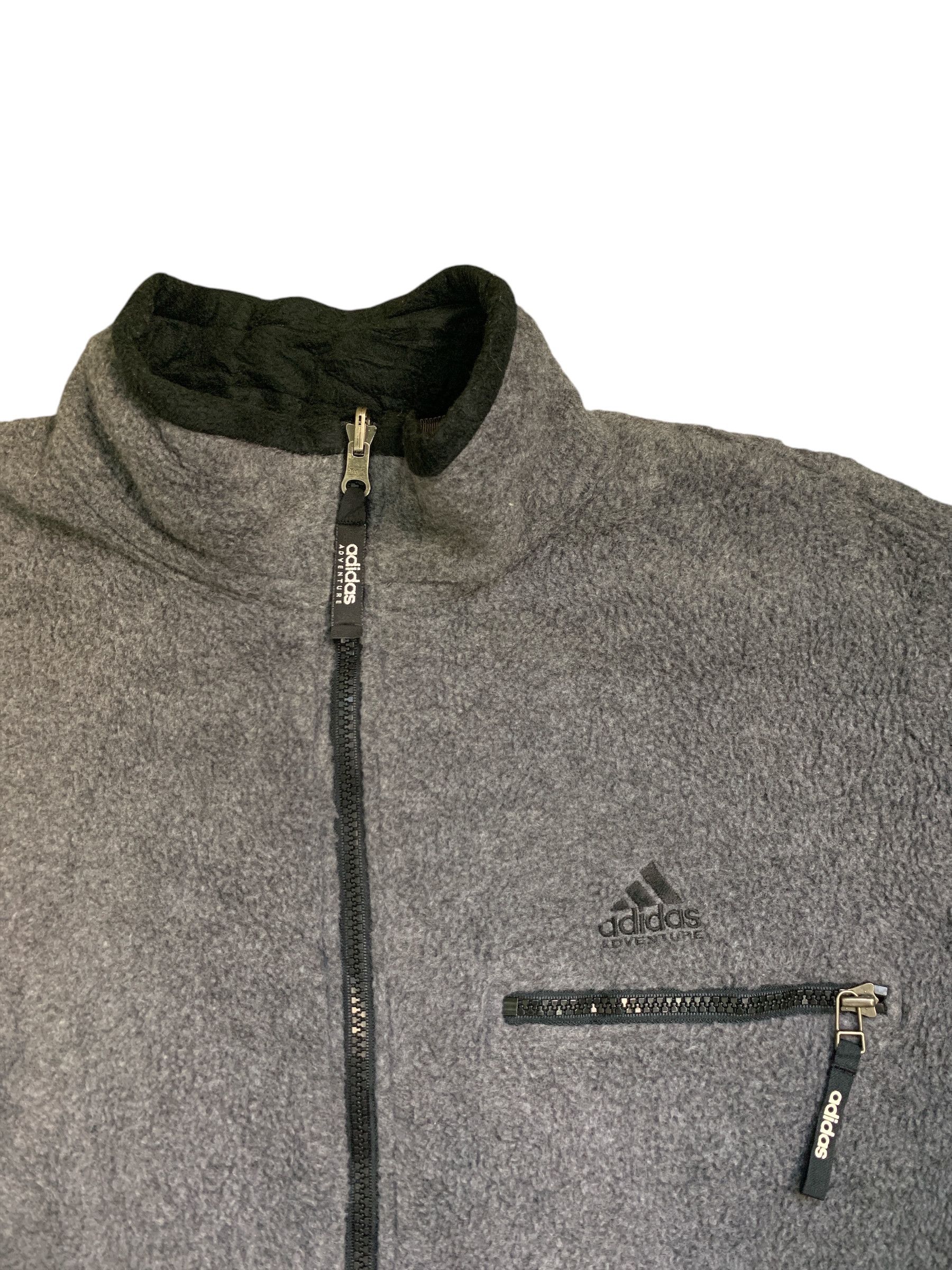 Adidas × Vintage Rare Design Vintage Adidas Adventure Zipper Fleece Jackets Size XL / US 12-14 / IT 48-50 - 9 Thumbnail