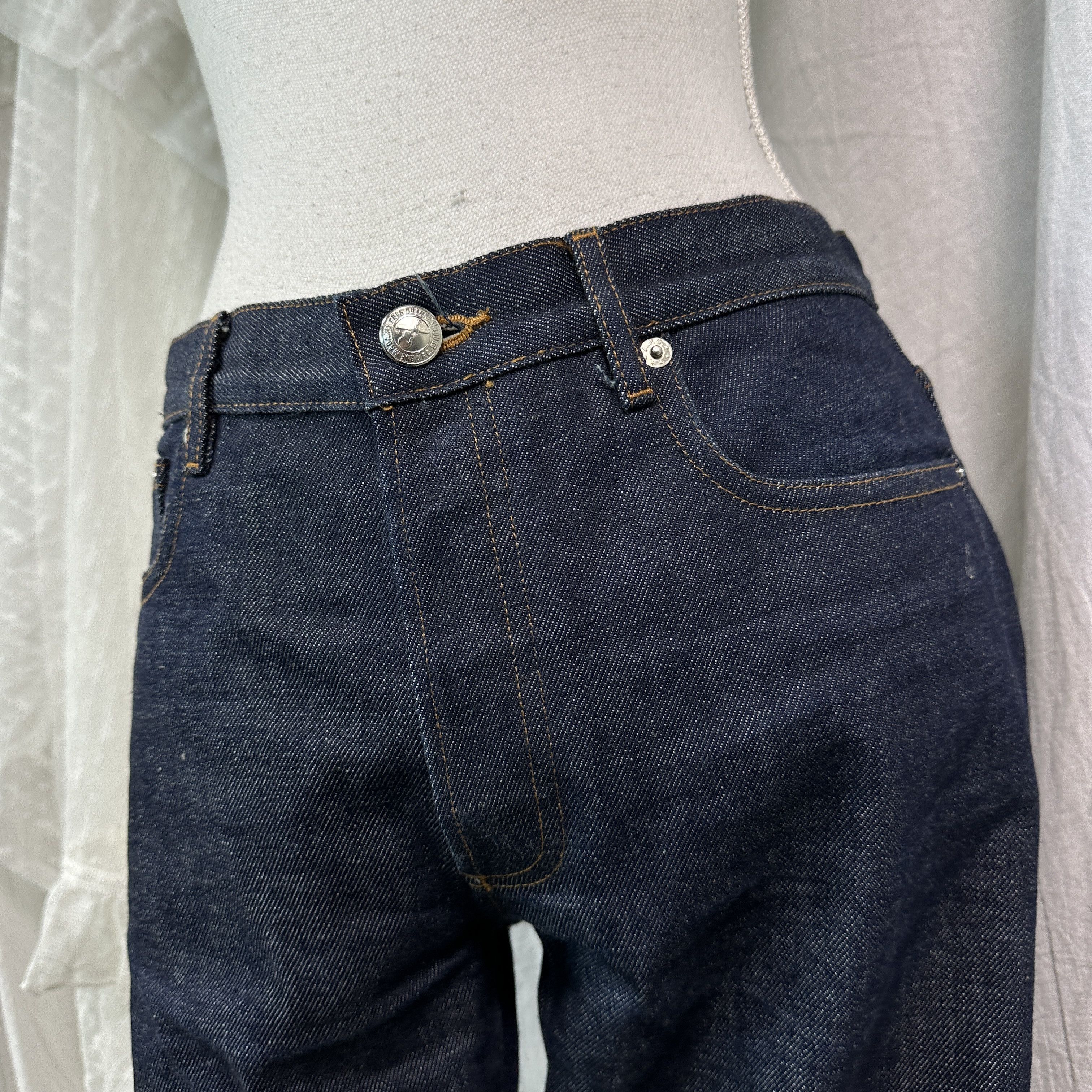 A.P.C. Vintage Denim Streetwear A.P.C. Selvegde Jeans Y2K Size 31" - 8 Thumbnail