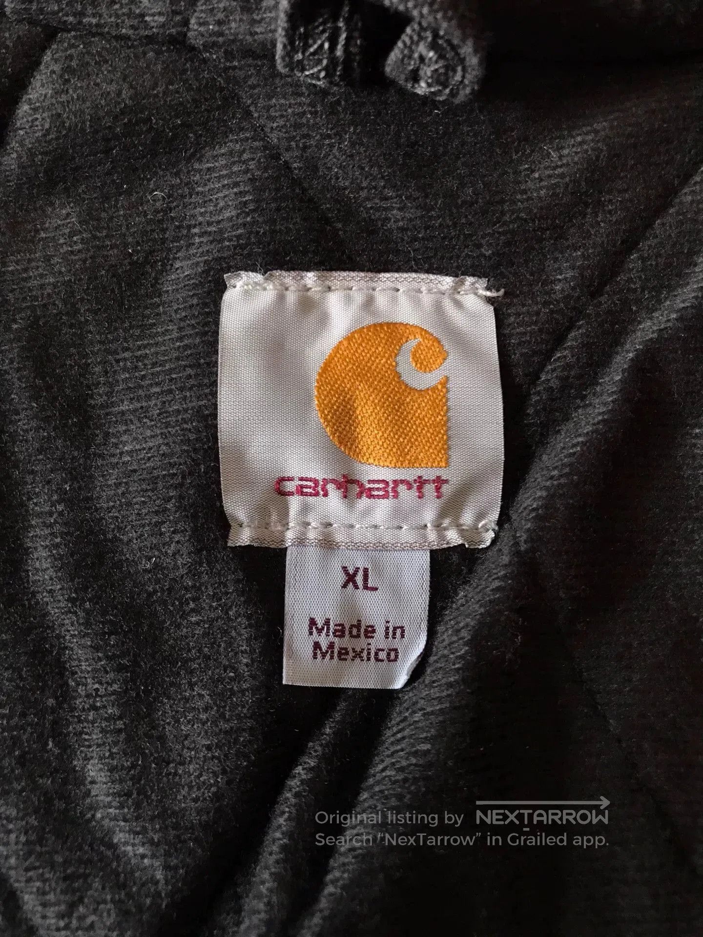 Carhartt Carhartt J130 Canvas Hooded Work Jacket. Size US XL / EU 56 / 4 - 7 Thumbnail