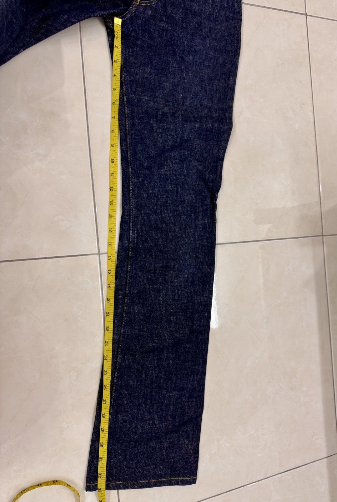 Helmut Lang Vtg Helmut Lang 1999 Indigo Blue Classic Cut Denim Jeans Size US 27 - 9 Thumbnail