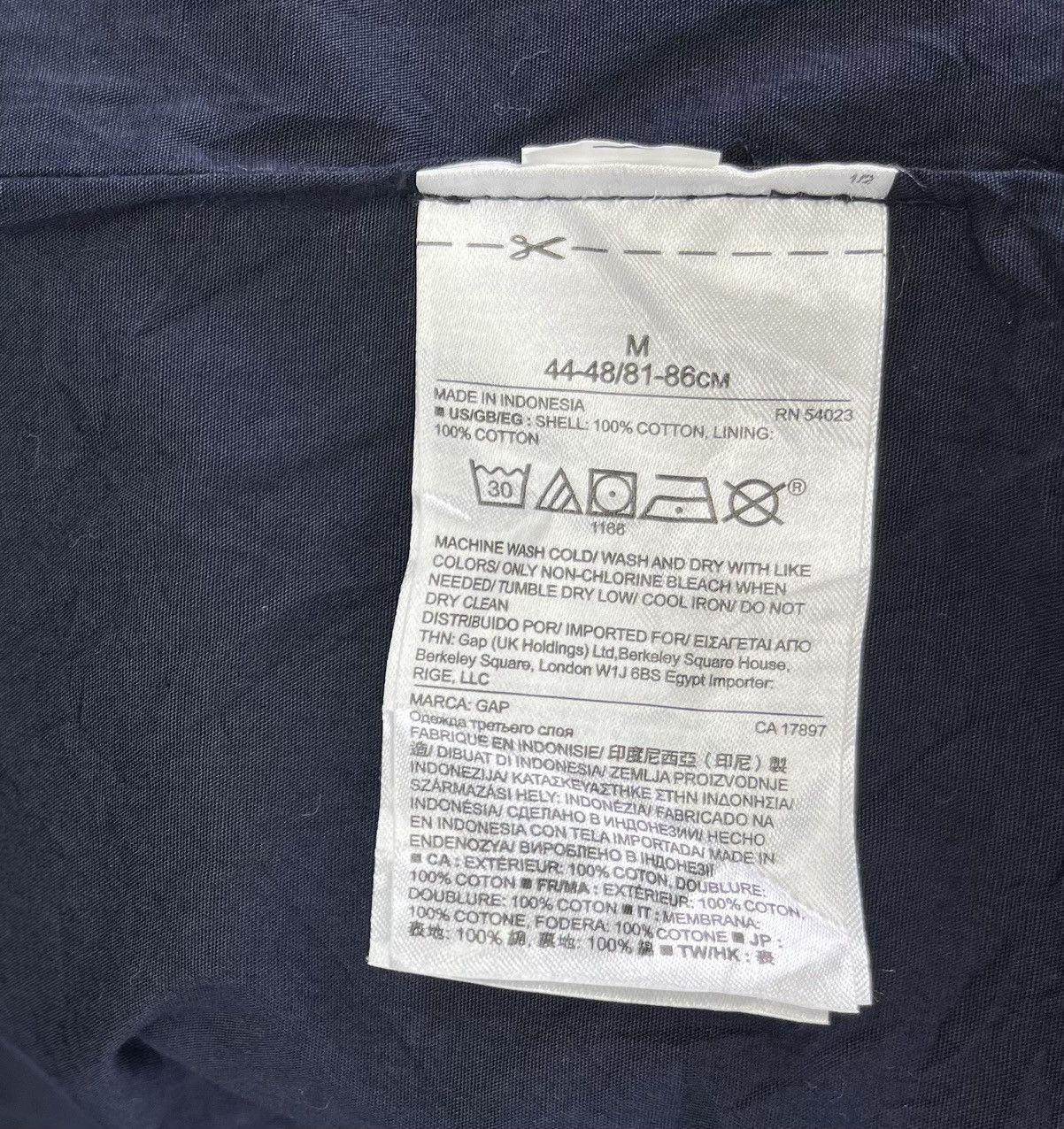 Gap Gap Military Army Zip Up M65 Jacket Size US M / EU 48-50 / 2 - 8 Thumbnail