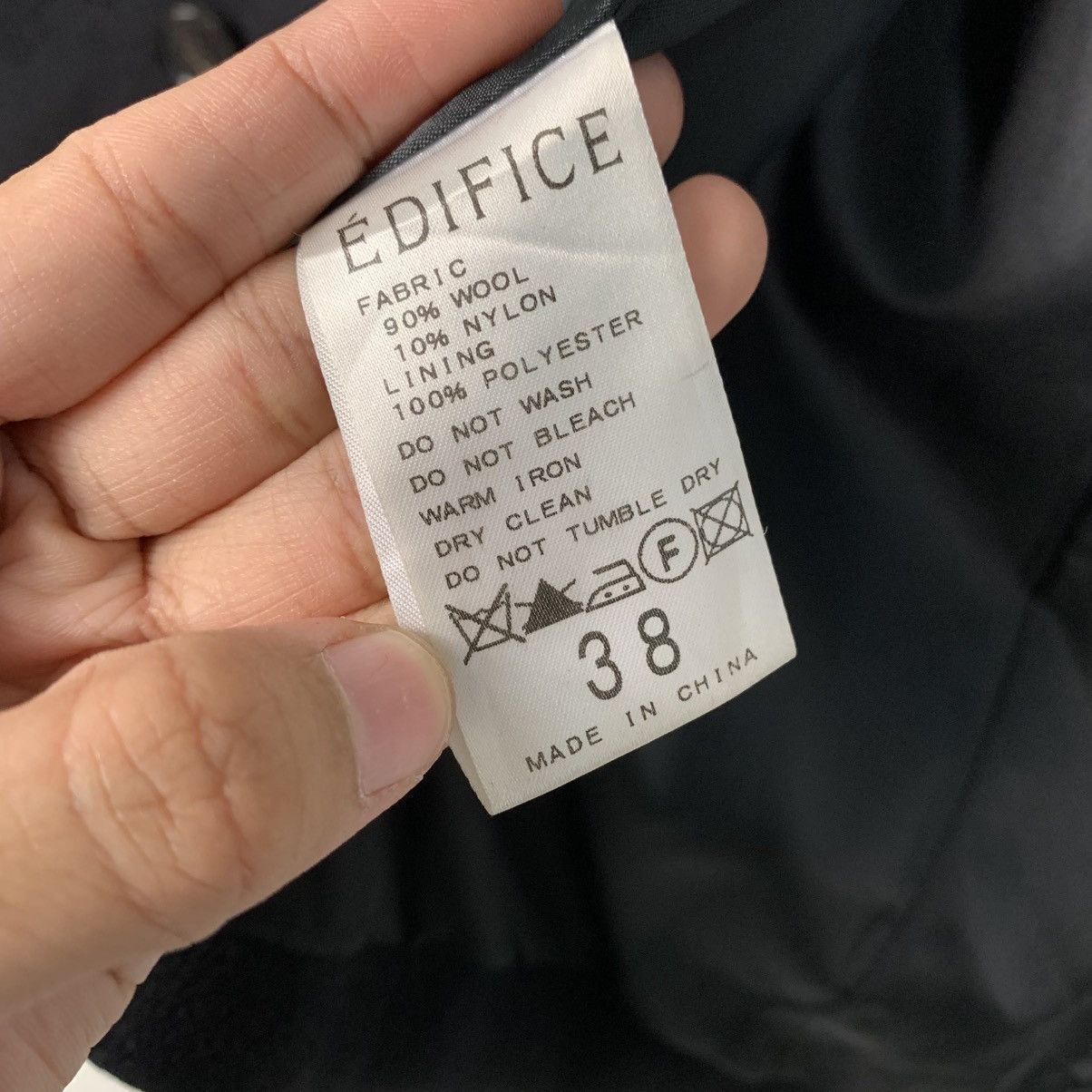Edifice Japan Edifice Japan Double Breasted Black Jacket Size US S / EU 44-46 / 1 - 16 Thumbnail