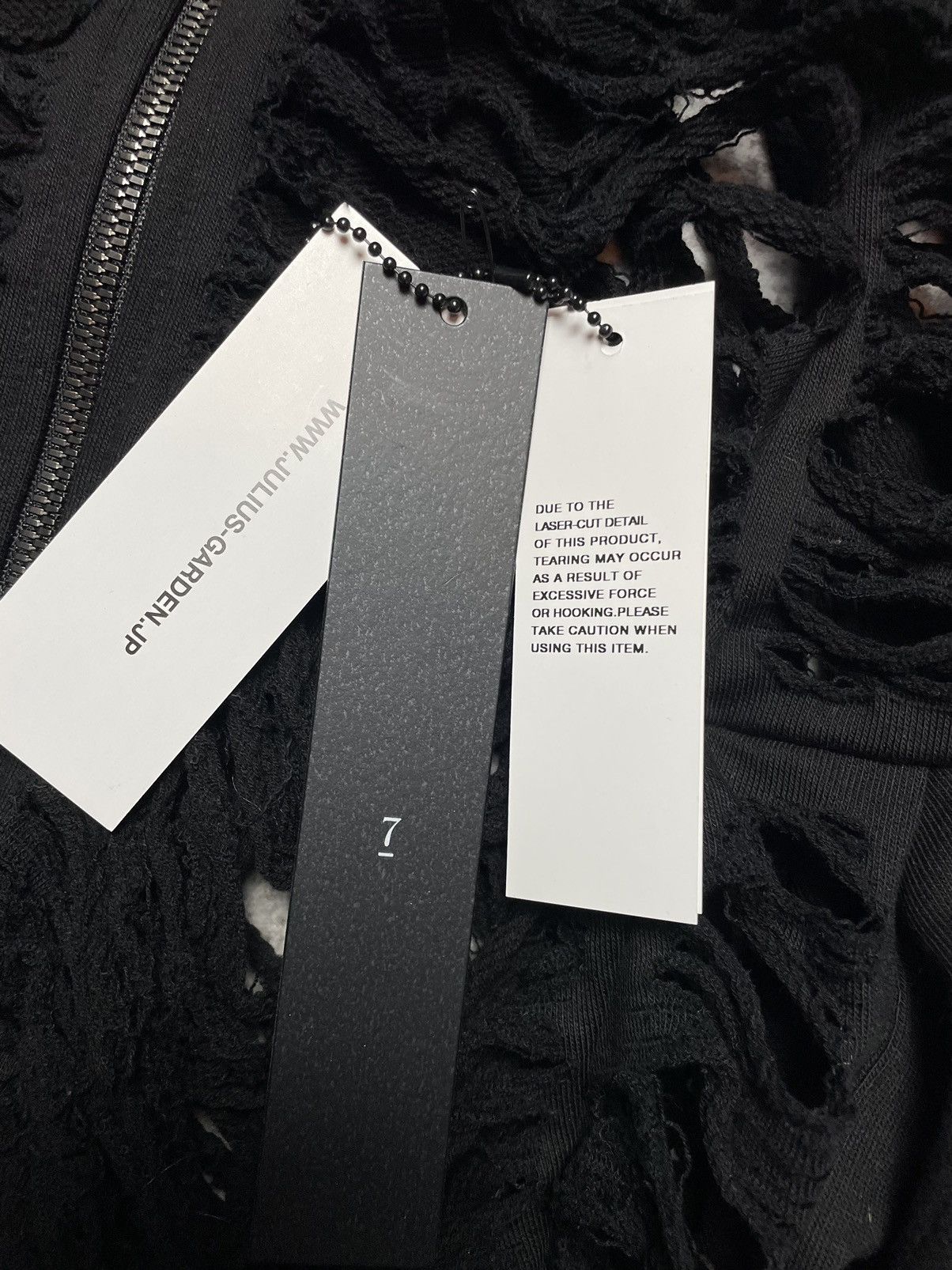 Julius Julius Torn Blaze Hoodie Size US L / EU 52-54 / 3 - 15 Thumbnail