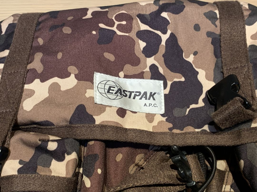 A.P.C. 2013 A.P.C. x Eastpak "Big Backpack" - Camo / Leather Size ONE SIZE - 3 Thumbnail