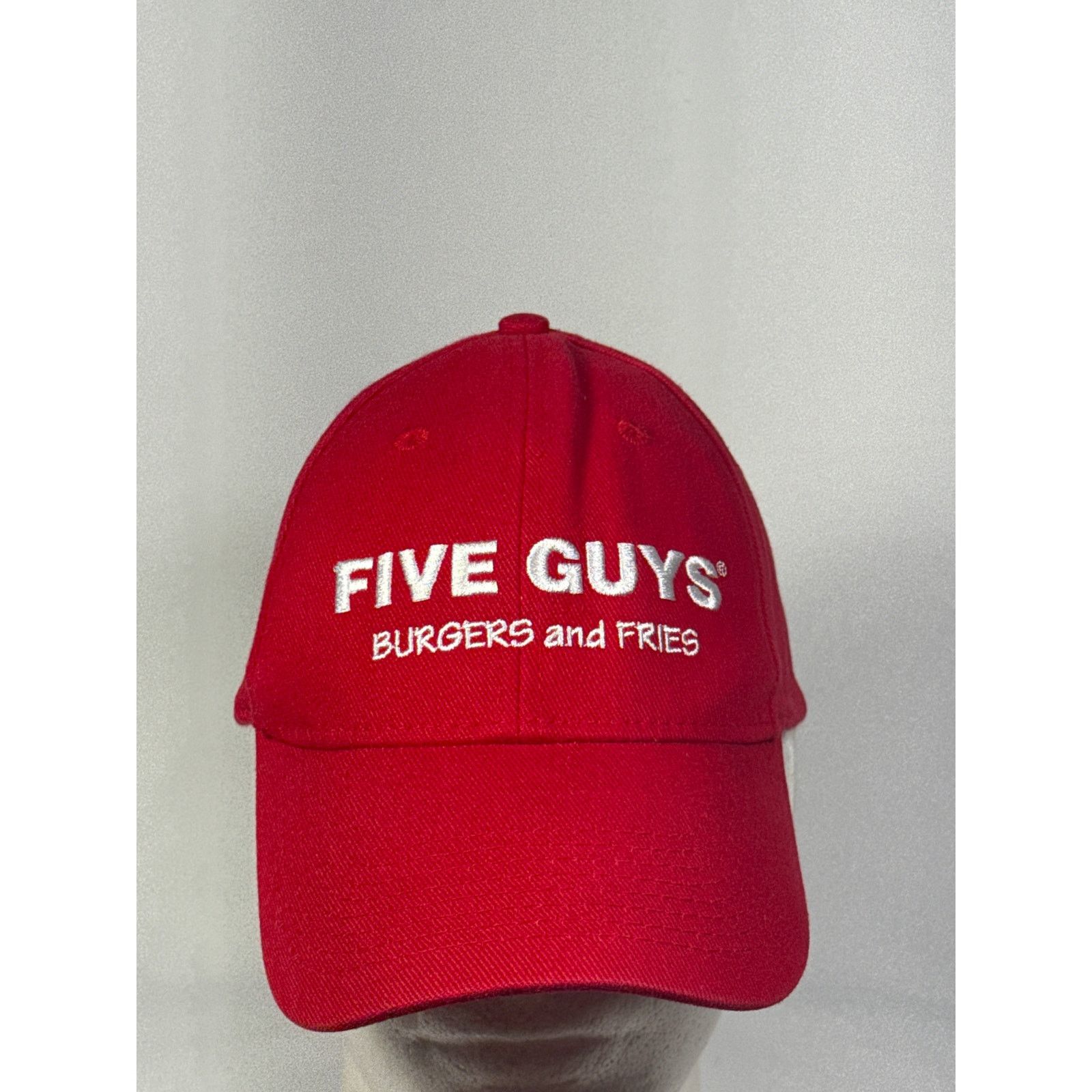 Other Five Guys Burgers And Fries Strapback Baseball Cap Red Size ONE SIZE - 2 Thumbnail