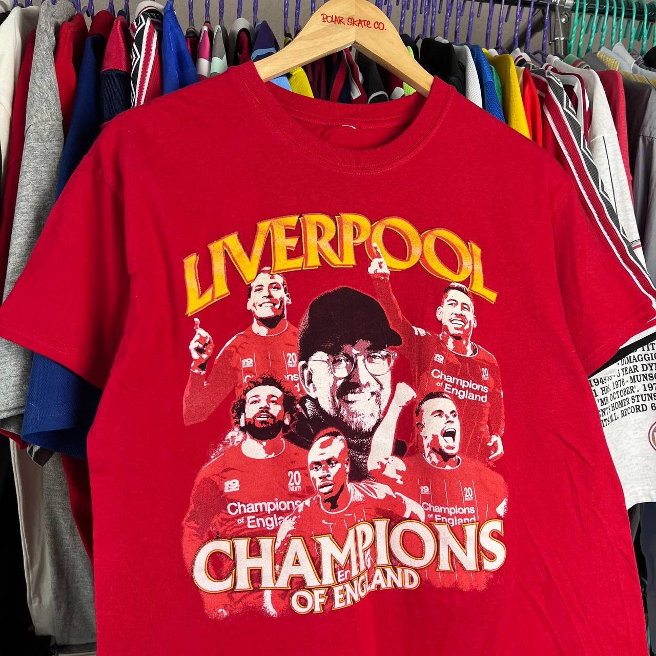 Vintage Liverpool Champions of England Tshirt Size M Size US M / EU 48-50 / 2 - 1 Thumbnail
