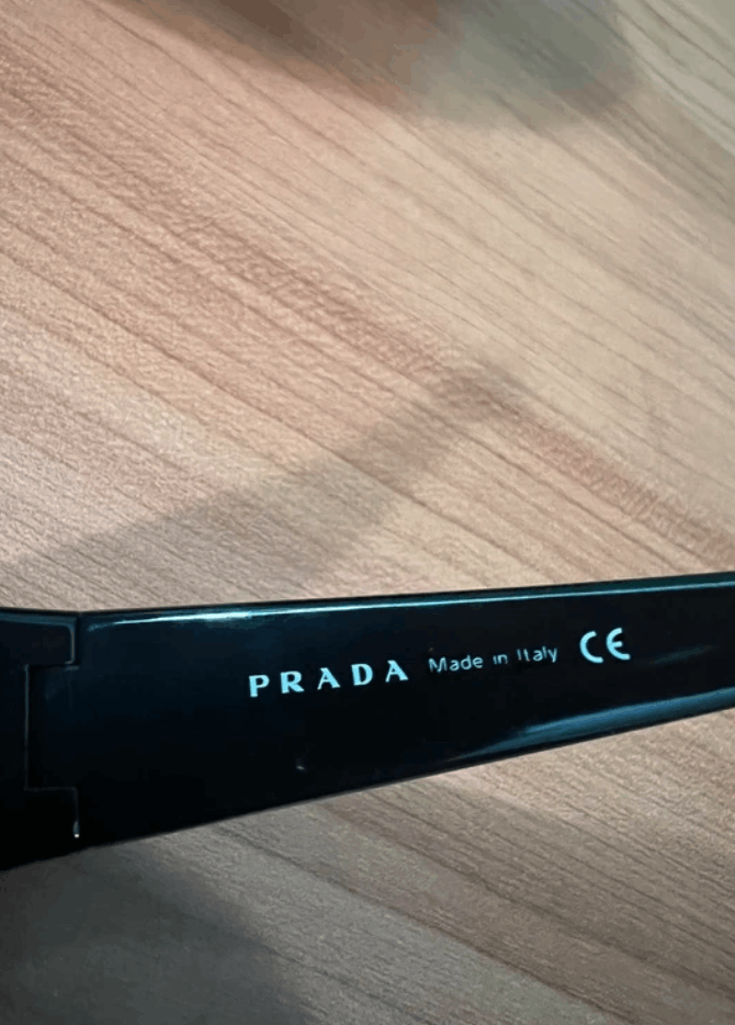 Prada PRADA Sunglasses SPR Star Symbol Wrap Shield Mask Size ONE SIZE - 4 Thumbnail