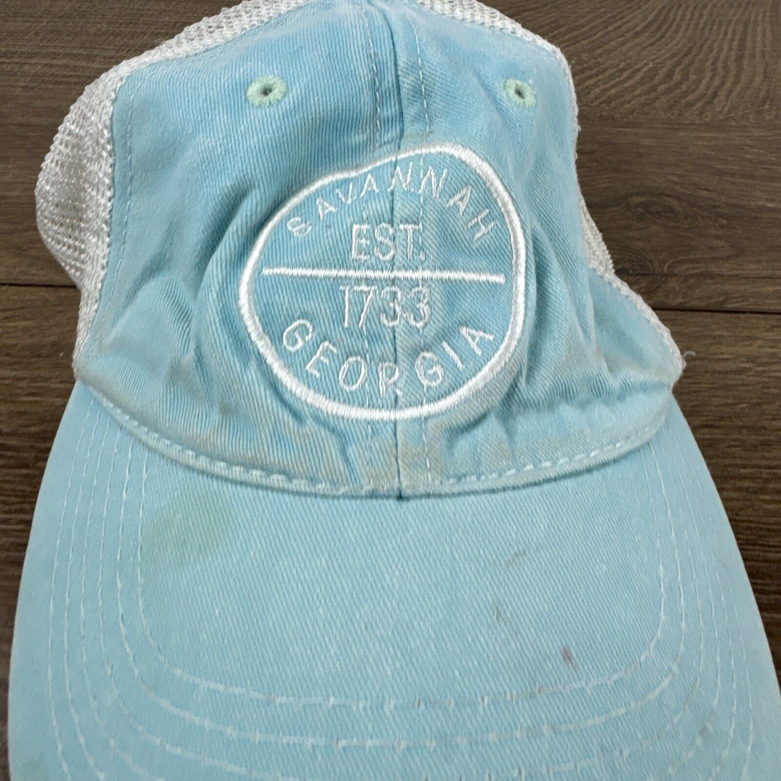 Other Savannah Georgia Hat Georgia Savannah Blue Hat Adjustable Ad Size ONE SIZE - 6 Thumbnail