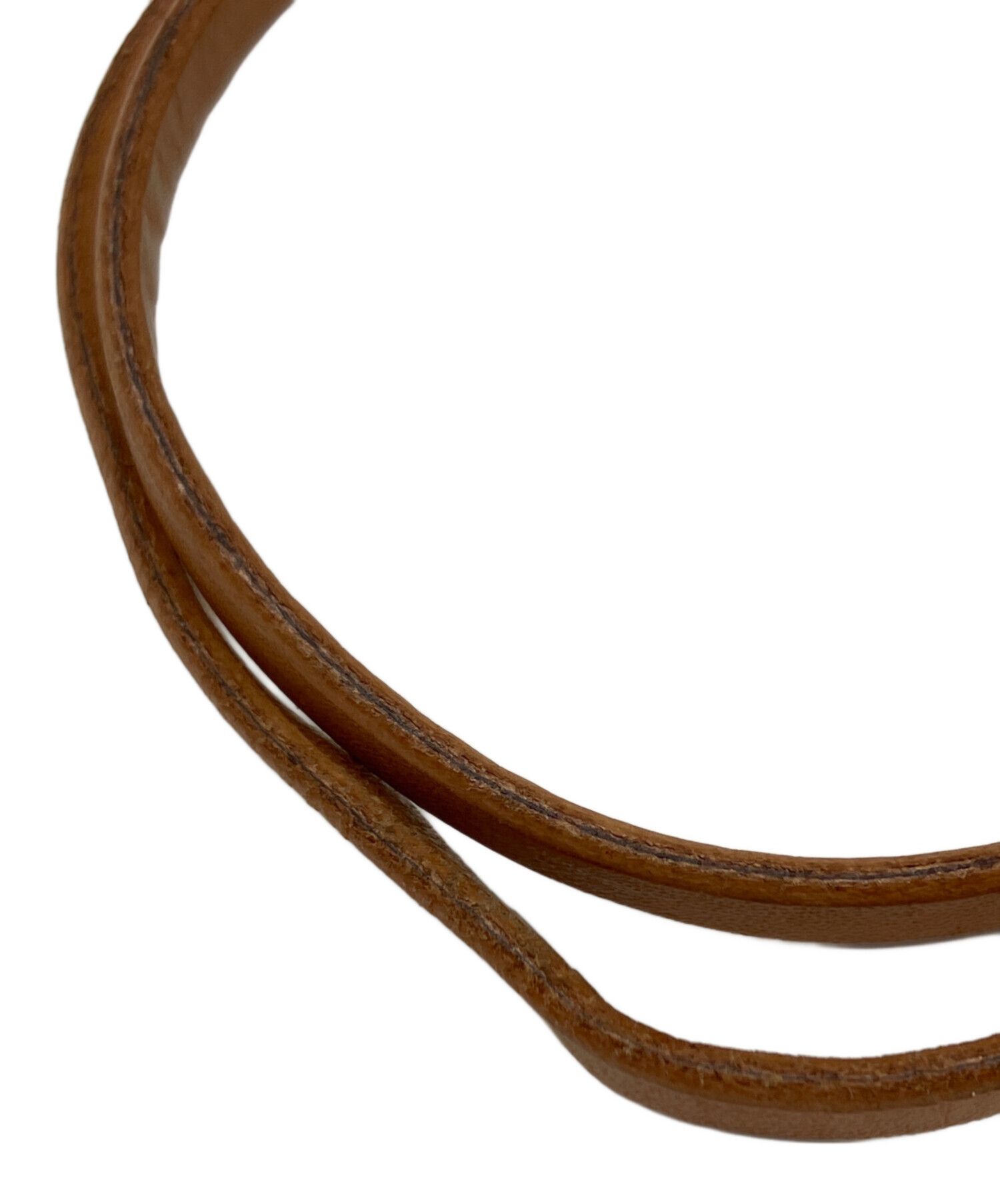 Number (N)ine NUMBER (N)INE Leather Bracelet Brown One Size Size ONE SIZE - 4 Thumbnail