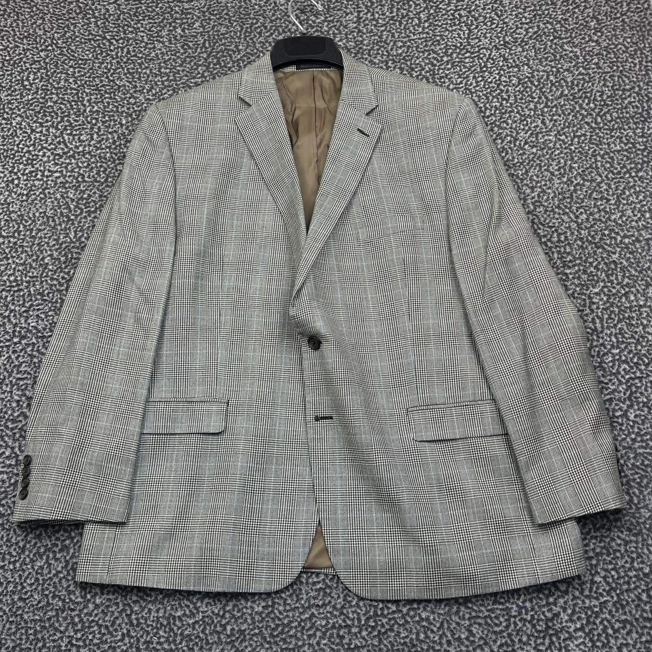 Lauren Ralph Lauren Lauren Ralph Lauren Blazer Men 48R Plaid 2 Button Silk Wool Size 48R - 1 Thumbnail