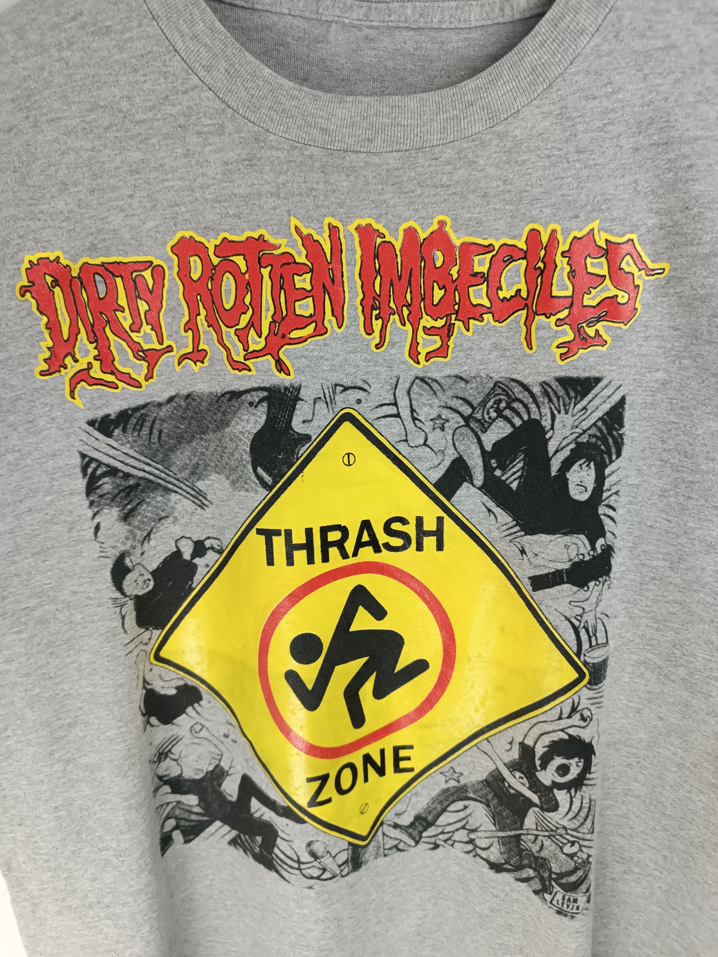 Band Tees VINTAGE DIRTY ROTTEN IMBECILES D.R.I THRASH ZONE TEE Size US L / EU 52-54 / 3 - 13 Thumbnail