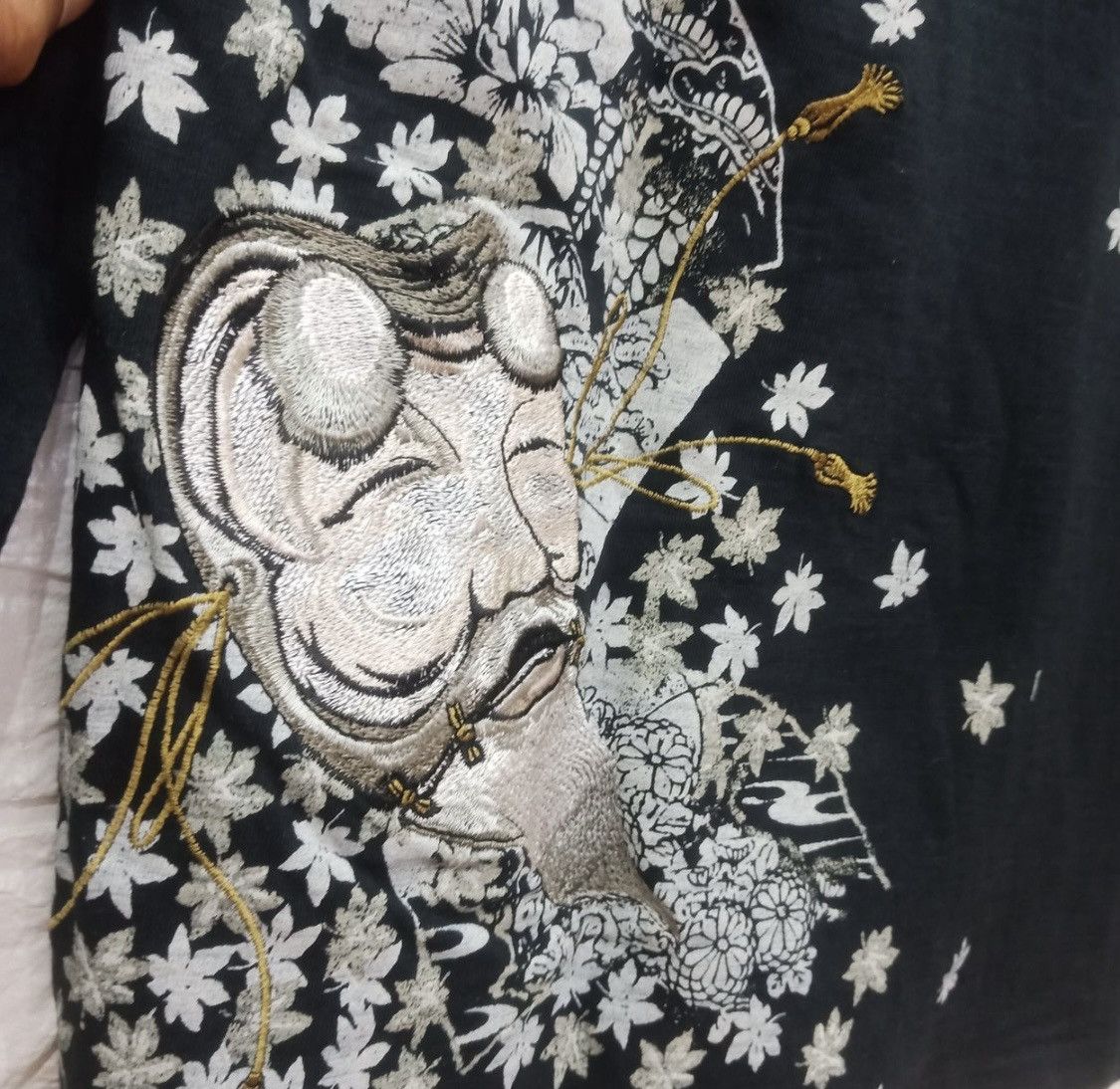 Japanese Brand × Vintage Vtg Sukajan Embroidery Devil Mask Size US S / EU 44-46 / 1 - 6 Thumbnail