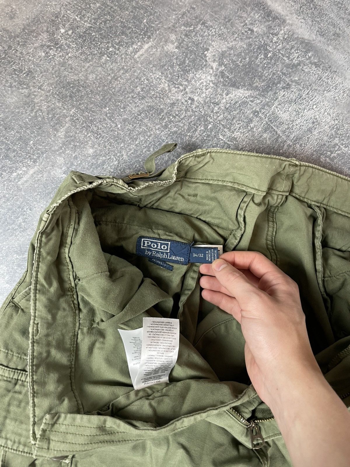 Polo Ralph Lauren Polo Ralph Lauren military relaxed fit cargo canvas pants Size US 32 / EU 48 - 4 Thumbnail