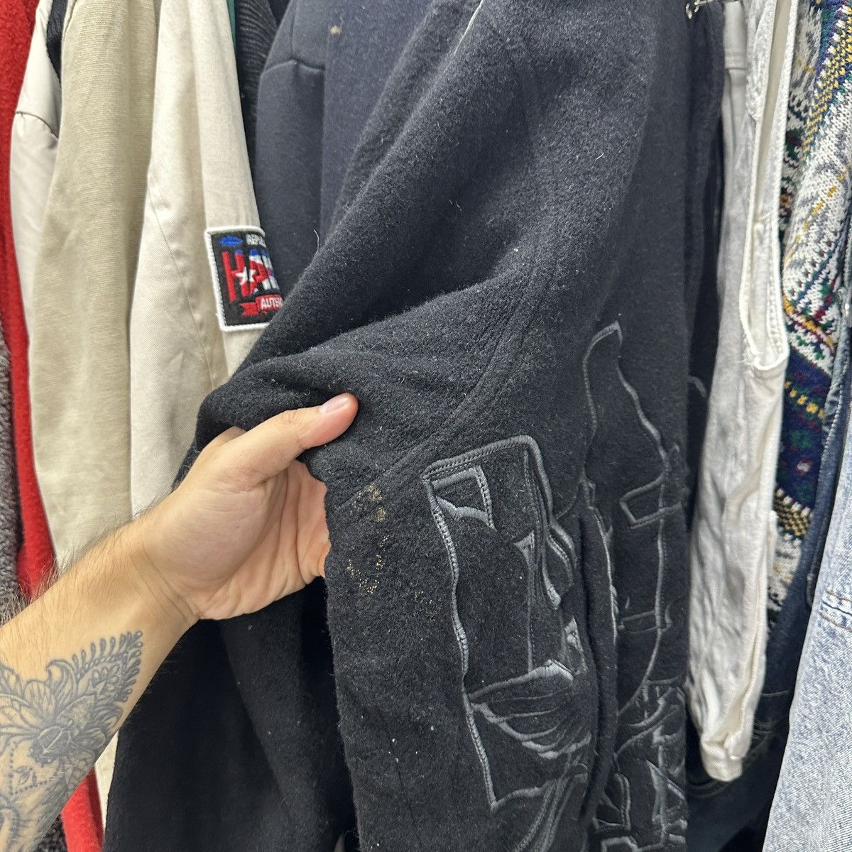 Avirex Vintage 90s Avirex Leather & Wool Jacket USA embroidered y2k Size US XL / EU 56 / 4 - 19 Thumbnail