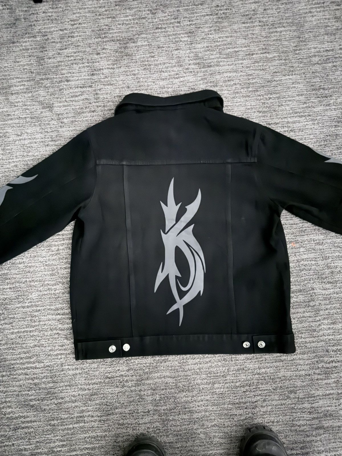 Kim Krueger Kim Kruger BLACK denim jacket GRAIL COLORWAY Size US M / EU 48-50 / 2 - 1 Thumbnail