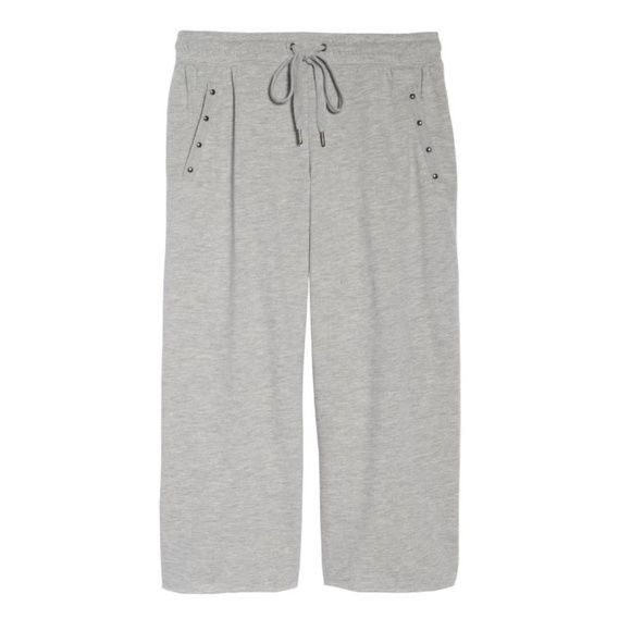 Other PJ Salvage Heather Grey Studded Lounge Pants Size 27" / US 4 / IT 40 - 4 Thumbnail