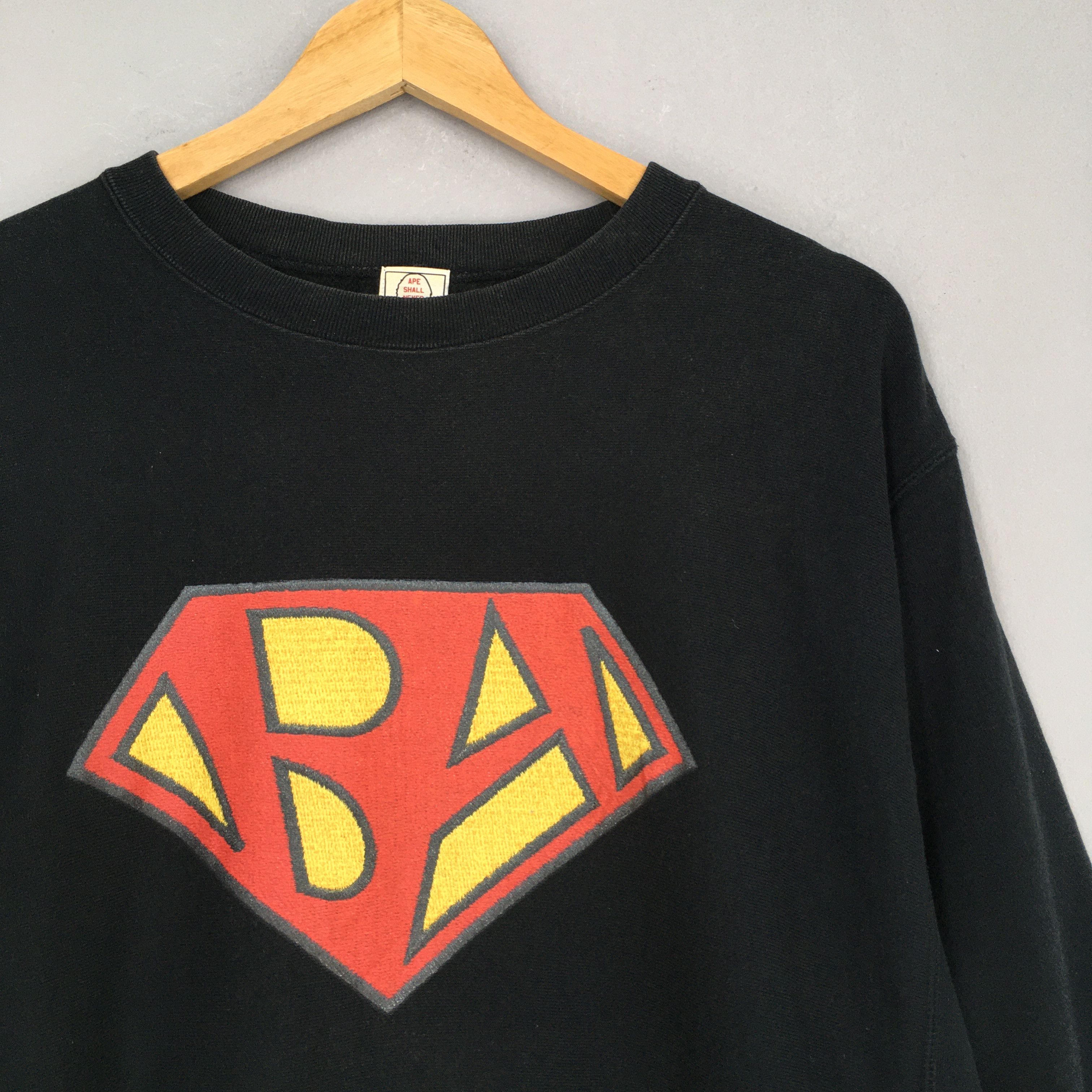 Bape A Bathing Ape Superman Logo Sweatshirts Large Size US L / EU 52-54 / 3 - 2 Thumbnail