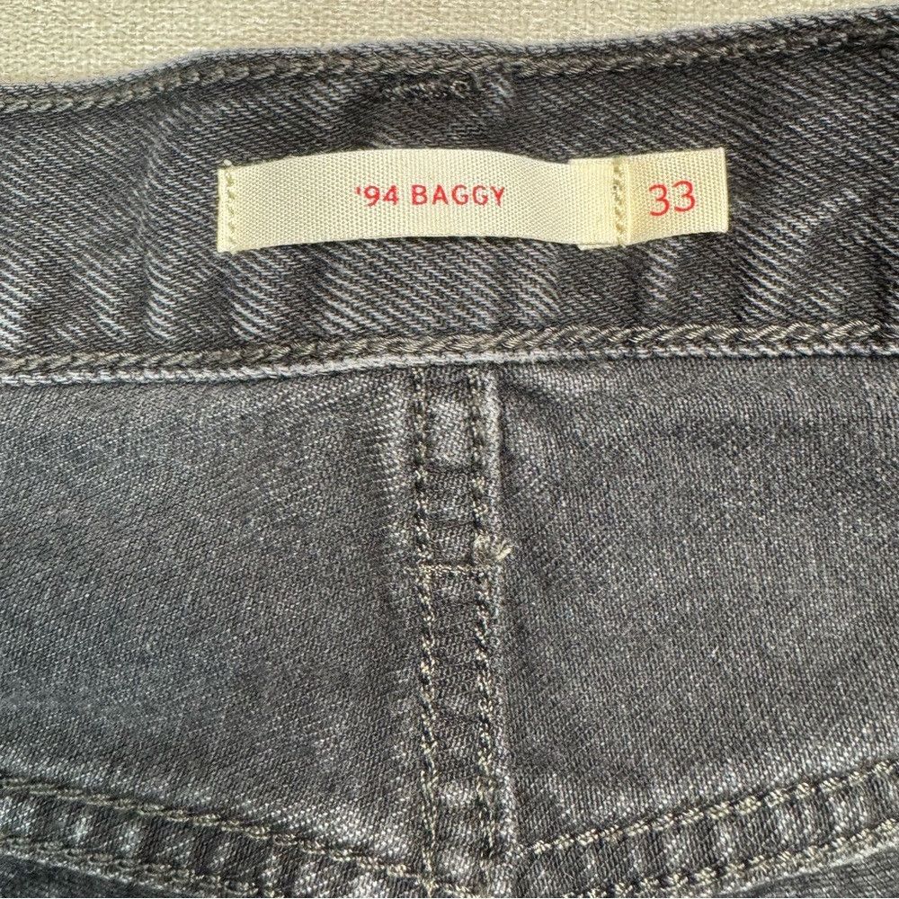 Levi's Levi's 94 Baggy Jeans In Black Stonewash Size 33 Size 33" - 6 Thumbnail
