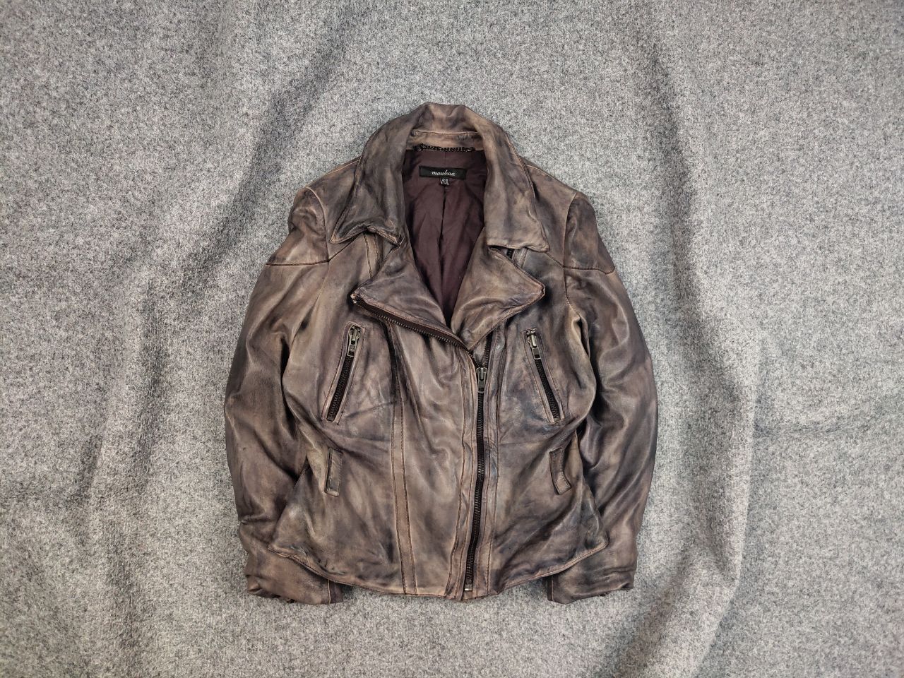 Muubaa Muubaa Designer Dyed Lamb leather Rider Biker Jacket Size M / US 6-8 / IT 42-44 - 2 Thumbnail