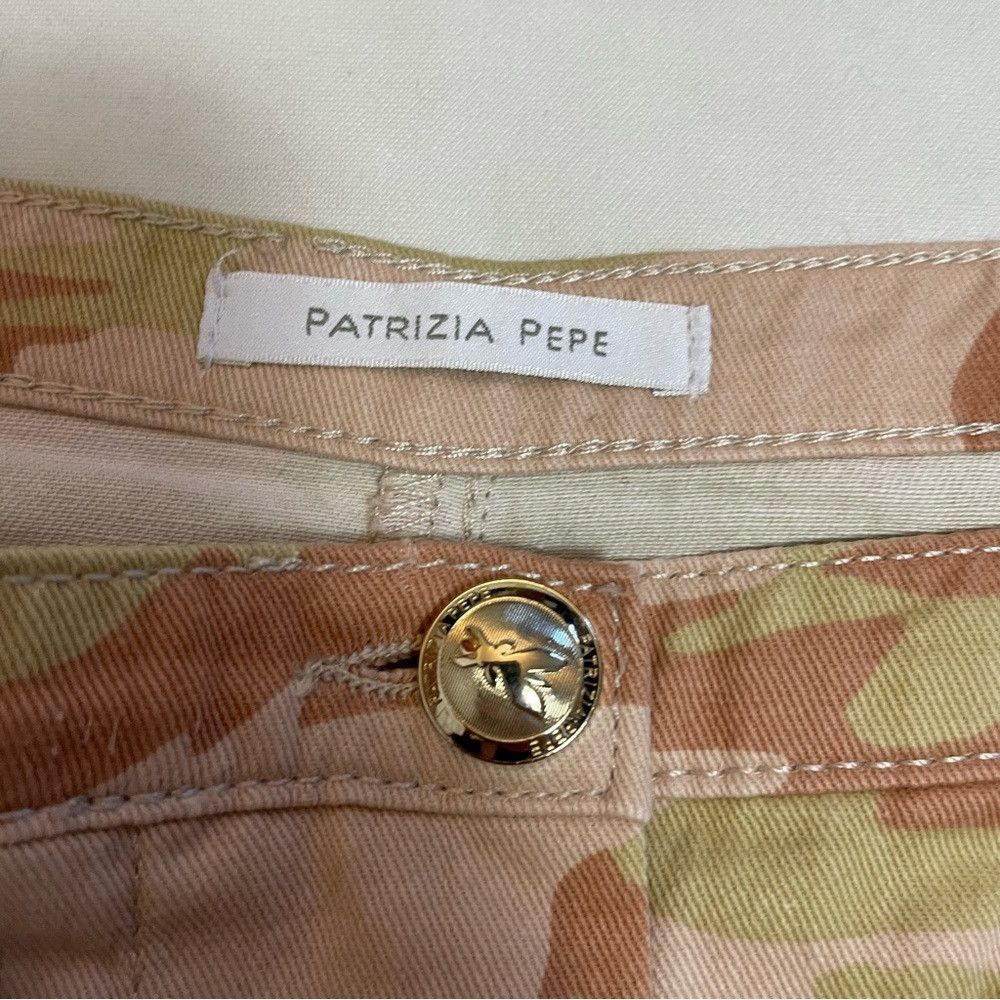 Patrizia Pepe NWT New $232 Patrizia Pepe Camouflage Denim Mini Skirt Size Size 30" / US 8 / IT 44 - 9 Thumbnail