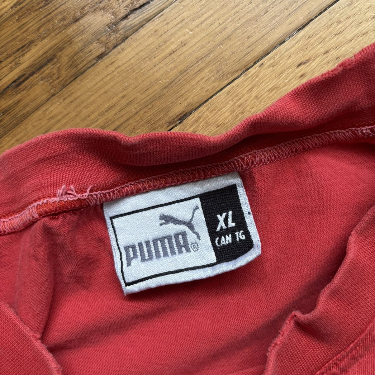 Puma × Vintage Vintage 90’s Faded And Distressed Puma Boxy T-Shirt Size US XL / EU 56 / 4 - 6 Thumbnail