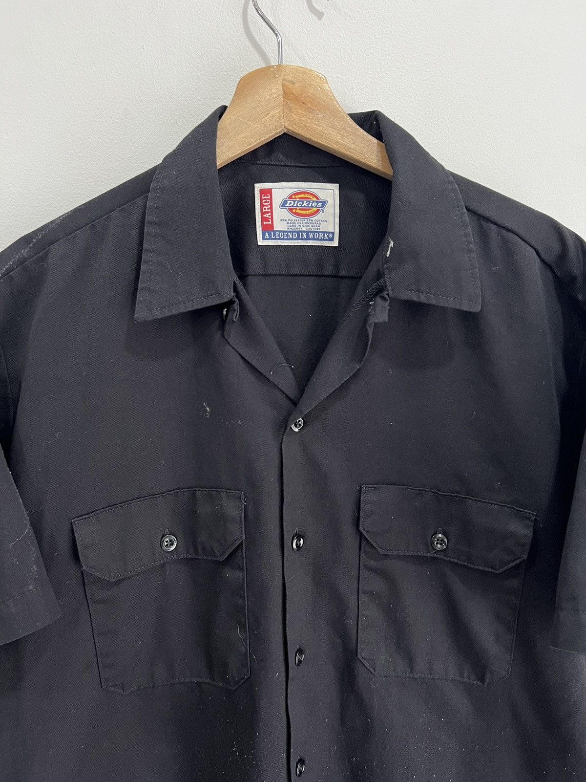 Dickies Vintage Dickies Button Up Short Sleeve Shirt Size US L / EU 52-54 / 3 - 3 Thumbnail