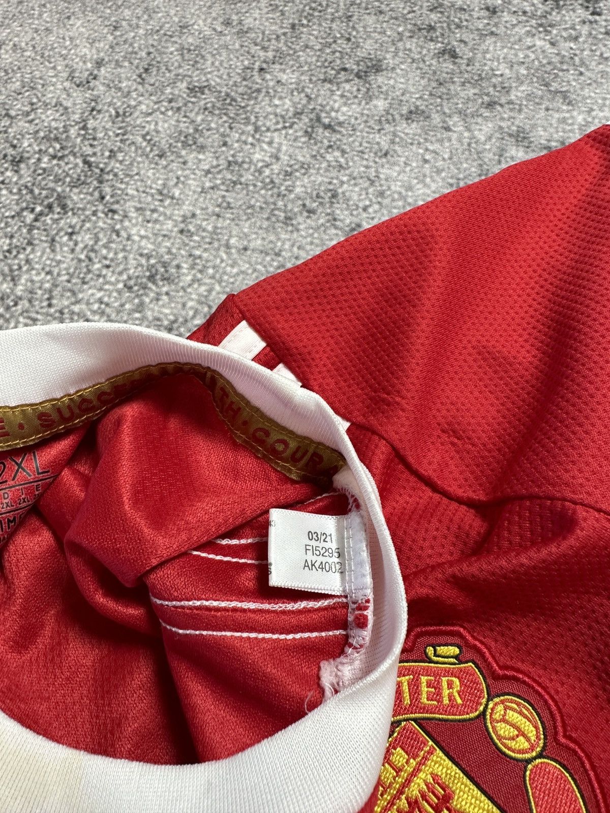 Adidas Adidas Manchester United Soccer Jersey Streetwear Style 2XL Size US XXL / EU 58 / 5 - 4 Thumbnail
