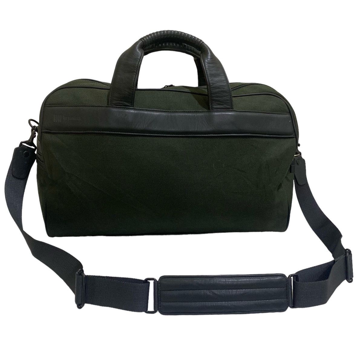 Vintage Issey Miyake massanger travel bag canvas and leather parts Size ONE SIZE - 3 Thumbnail