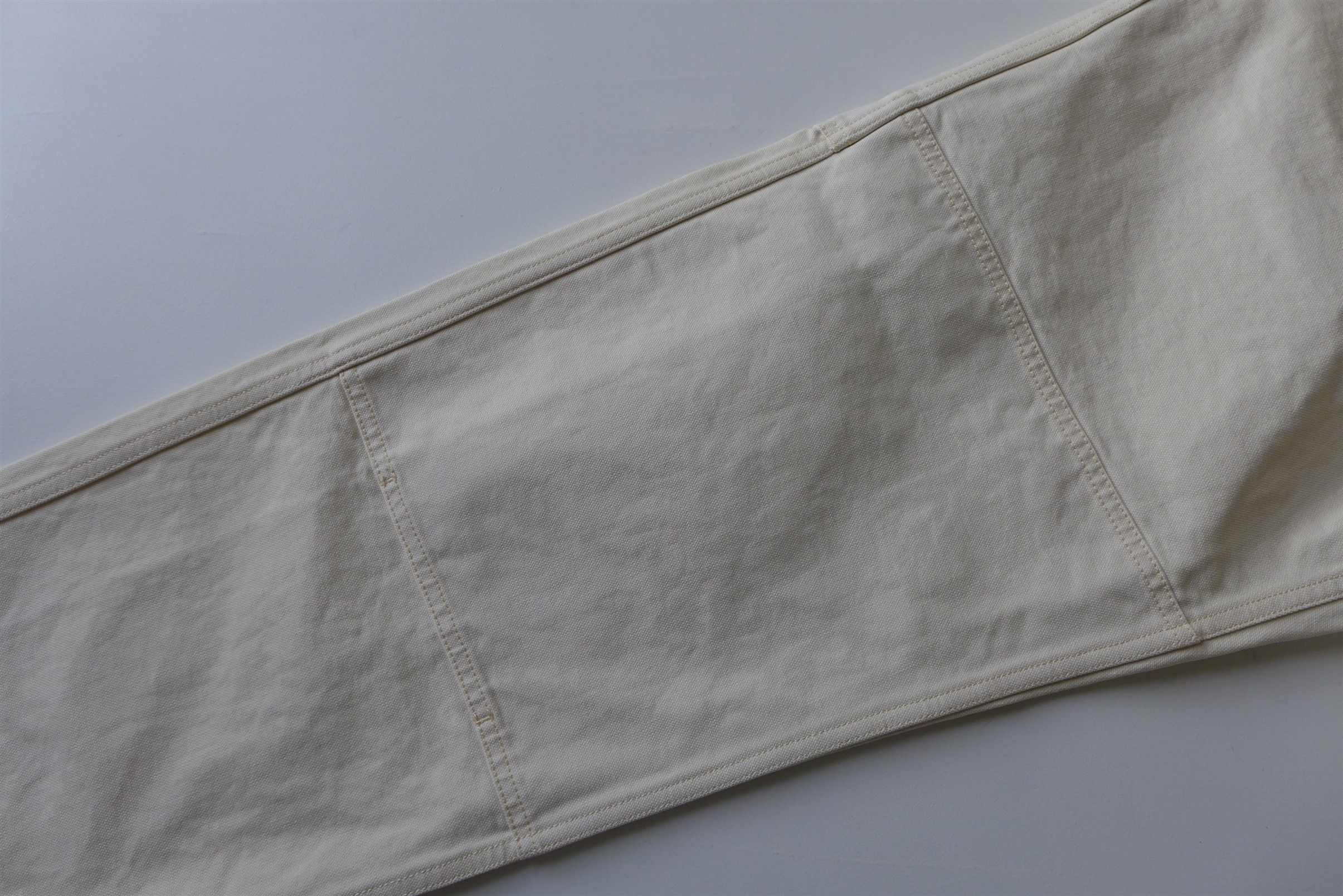 Stone Island Stone Island Marina Work Pants - Ecru Cotton Size US 32 / EU 48 - 9 Thumbnail