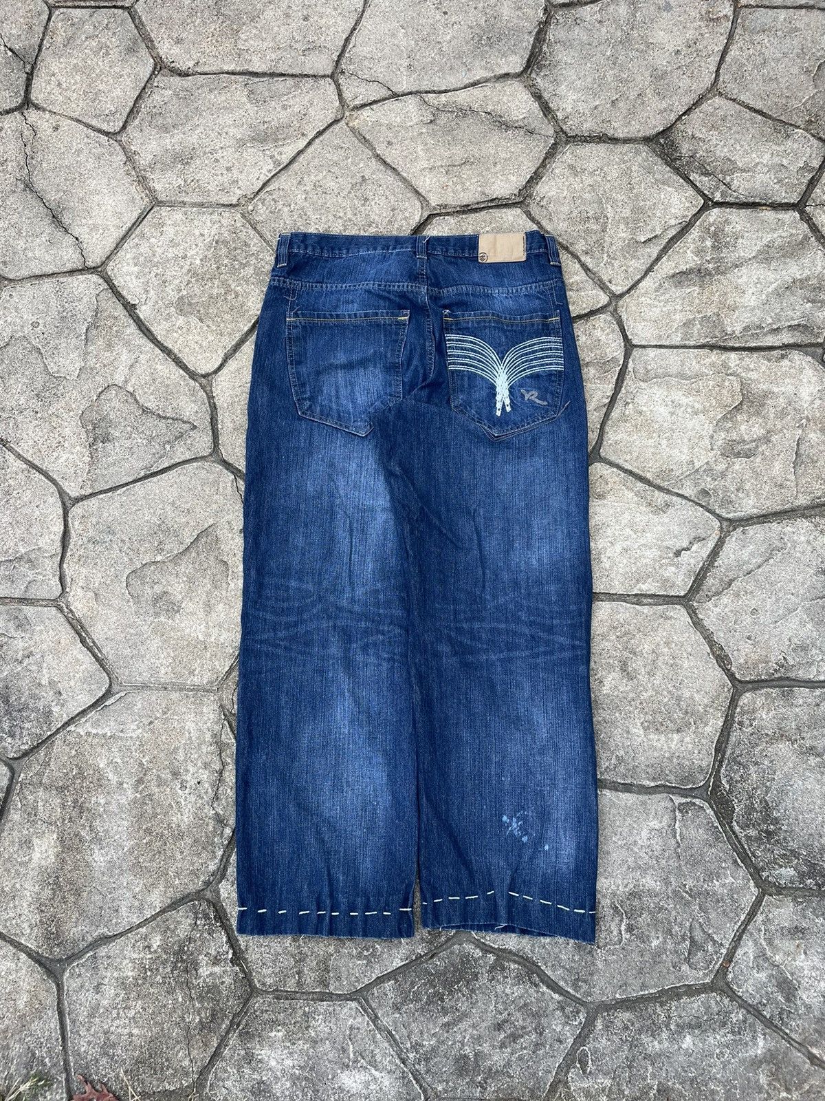 Rocawear Y2K Rocawear Embroidered Rave Pants Size US 34 / EU 50 - 1 Thumbnail