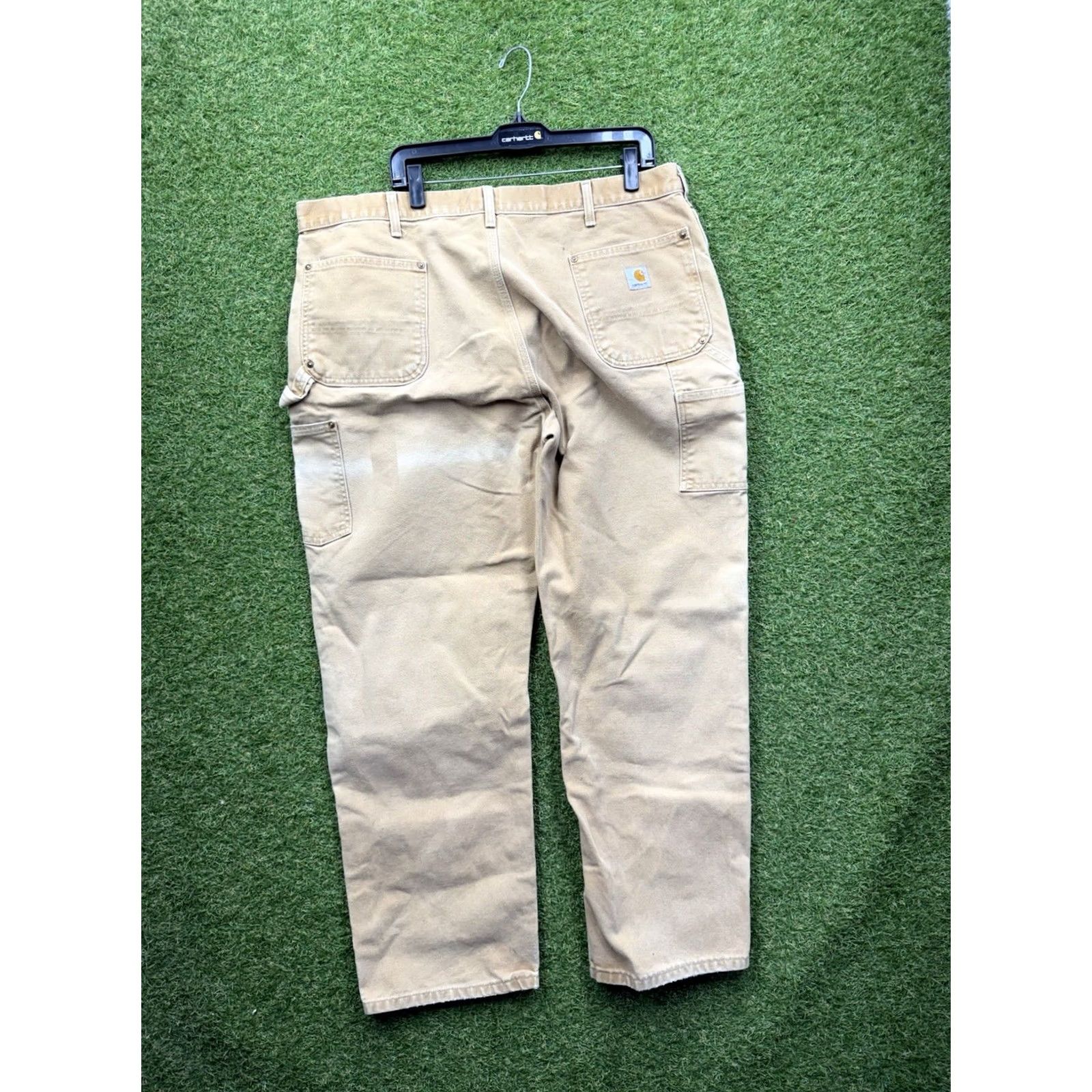 Carhartt Carhartt B01 BRN Double Knee Pants Mens 42x32 Duck Canvas Brown Loose Original Fit Workwear Vintage USA Logger Pants Size US 42 / EU 58 - 6 Thumbnail