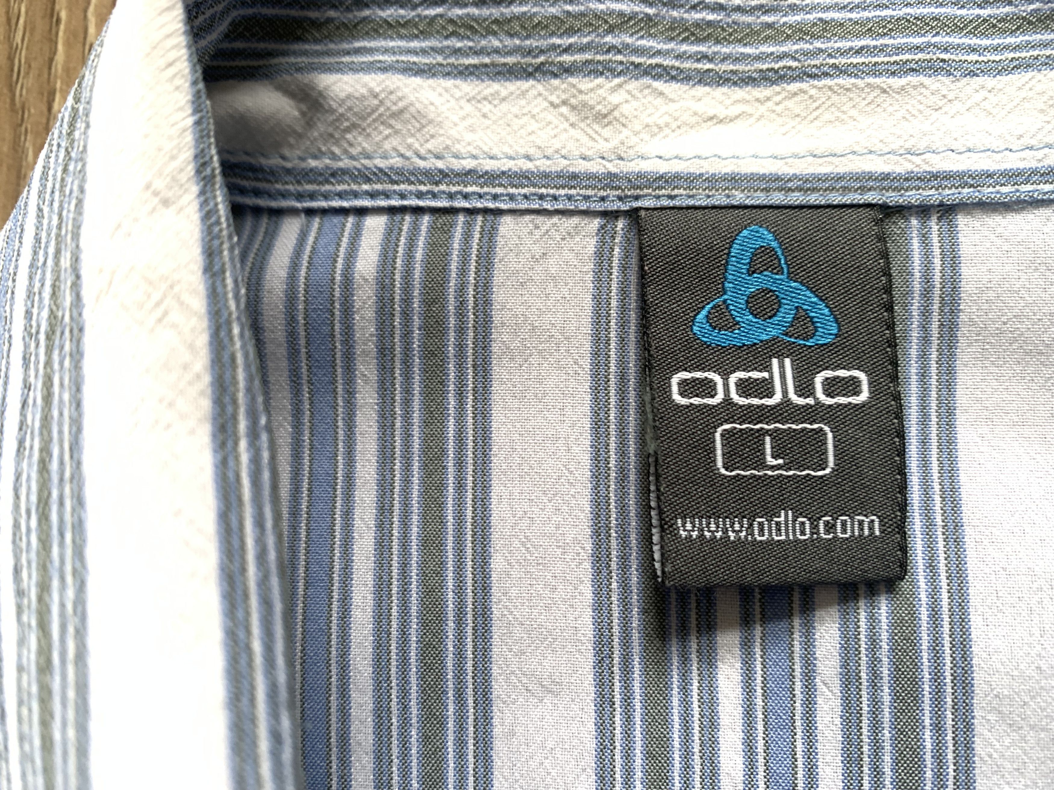 Odlo Odlo Men's Ultra Light Stripe Treking Short Sleeve Shirt Size US L / EU 52-54 / 3 - 6 Thumbnail