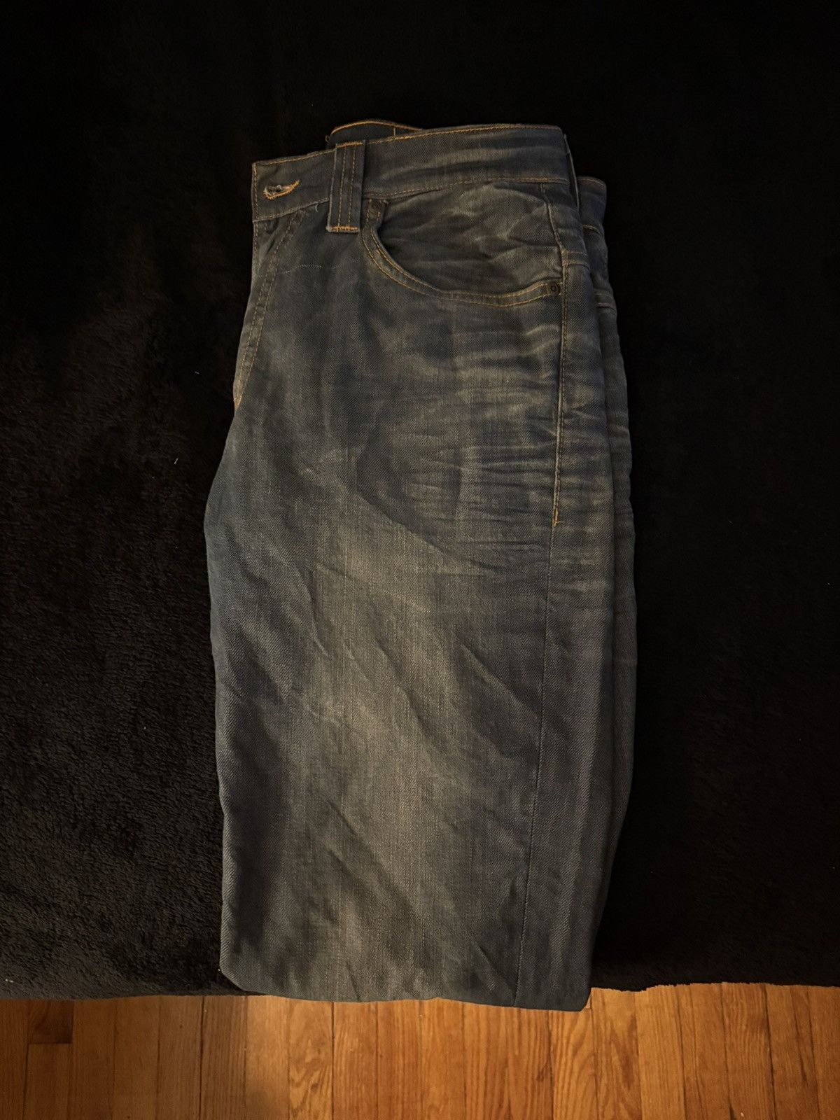 Nudie Jeans Nudie Jeans Thin Finn Blue Slate Size US 31 - 1 Thumbnail