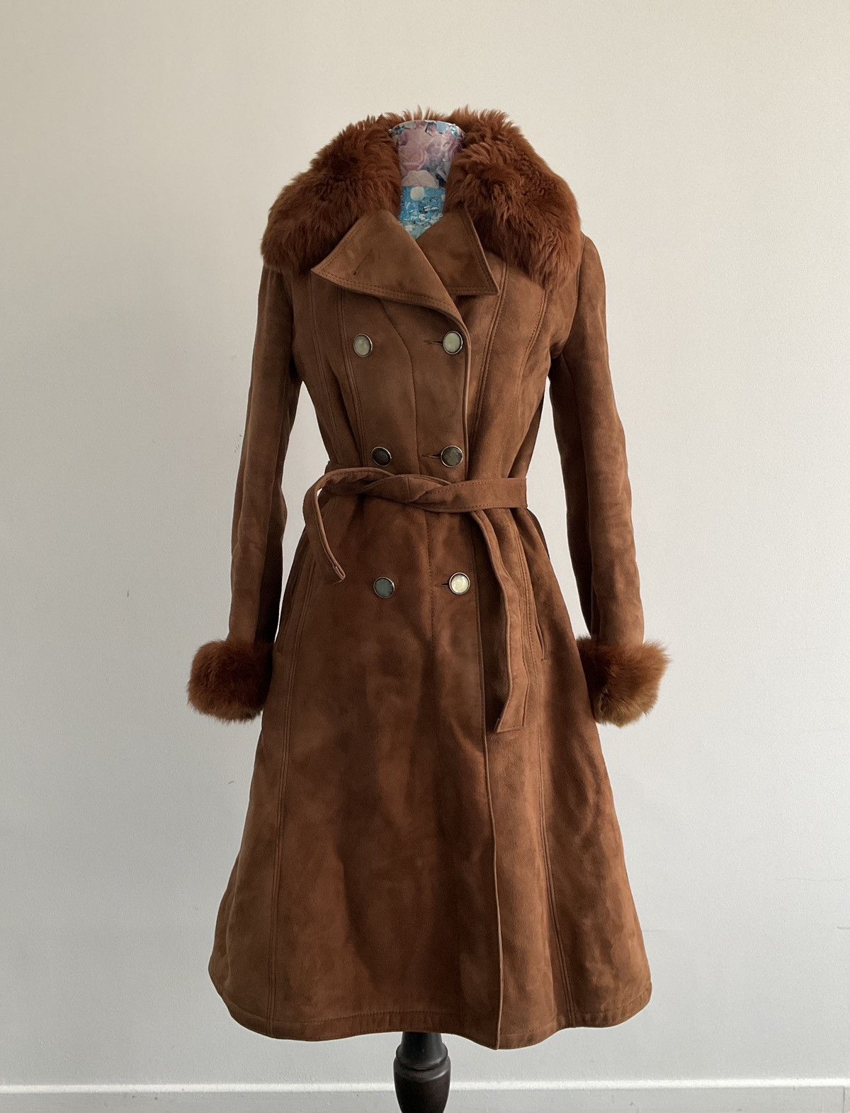 Vintage Vintage brown Lamb leather Size S / US 4 / IT 40 - 10 Thumbnail