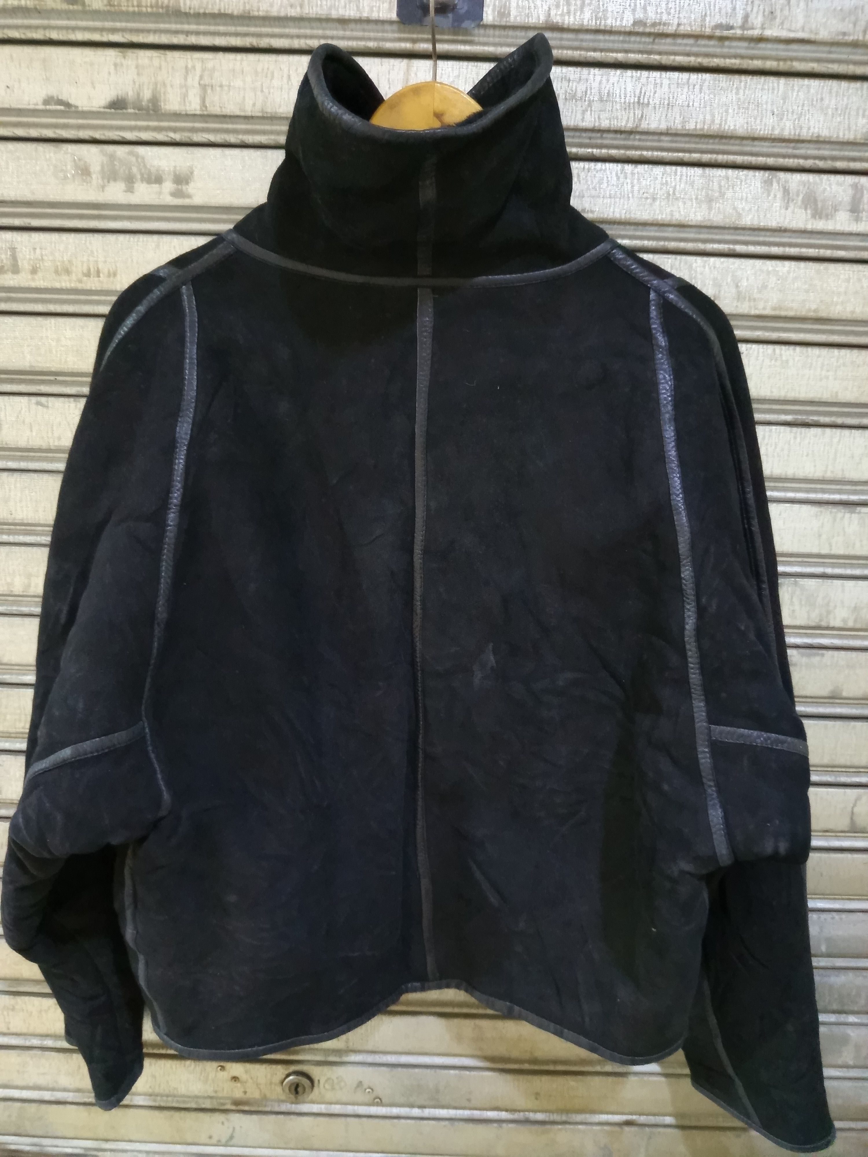 Emmanuelle Khanh 1970s Emmanuel Khanh Paris Shearling Cropped Jacket Size L / US 10 / IT 46 - 7 Thumbnail