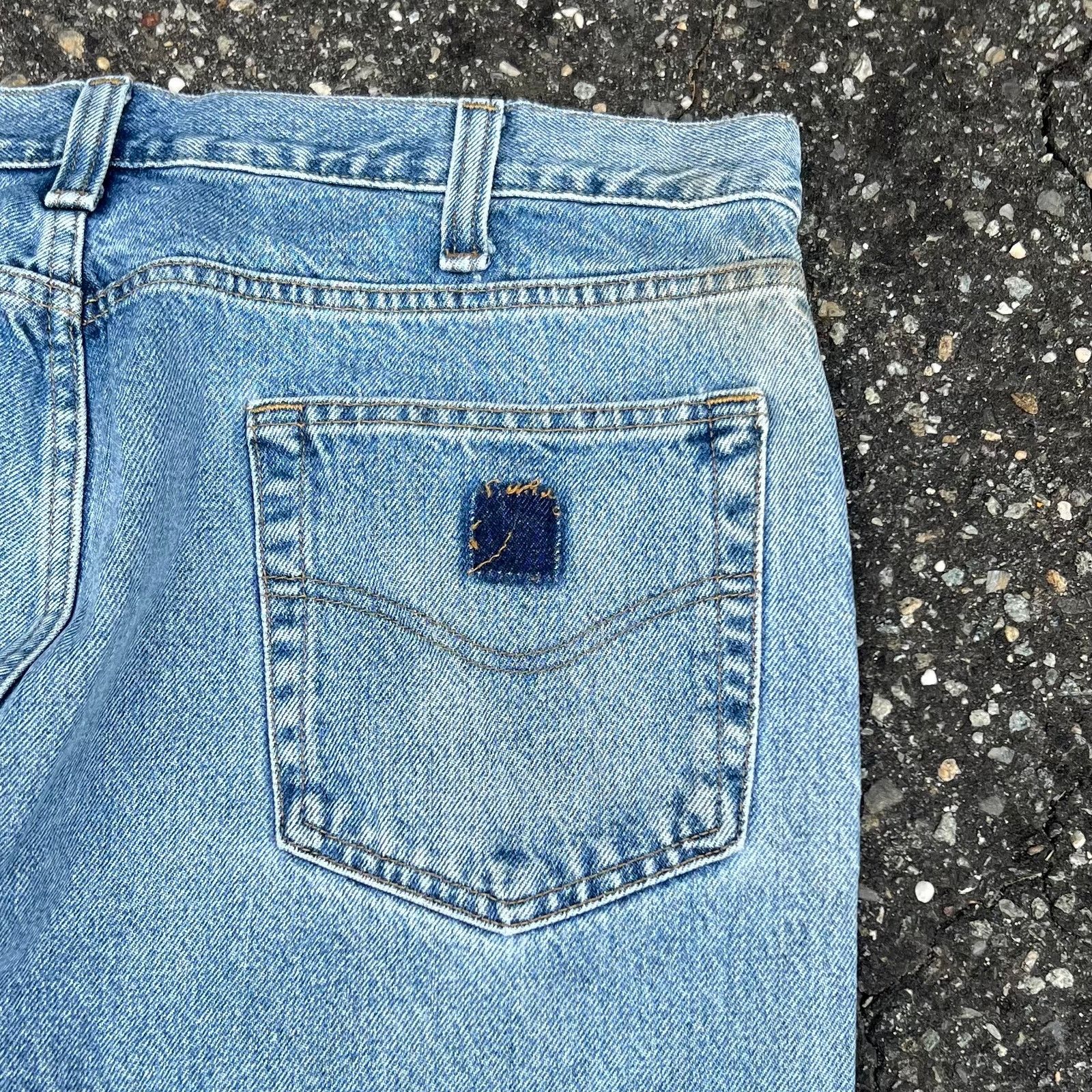 Carhartt Vintage carhartt denim jeans light wash work carpenter pants Size US 37 - 6 Thumbnail