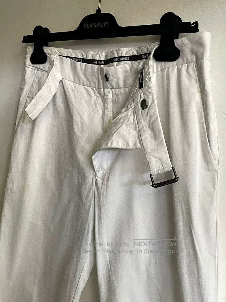Raf Simons Raf Simons 09ss slanted door lapel belt trousers trousers Size US 30 / EU 46 - 3 Thumbnail
